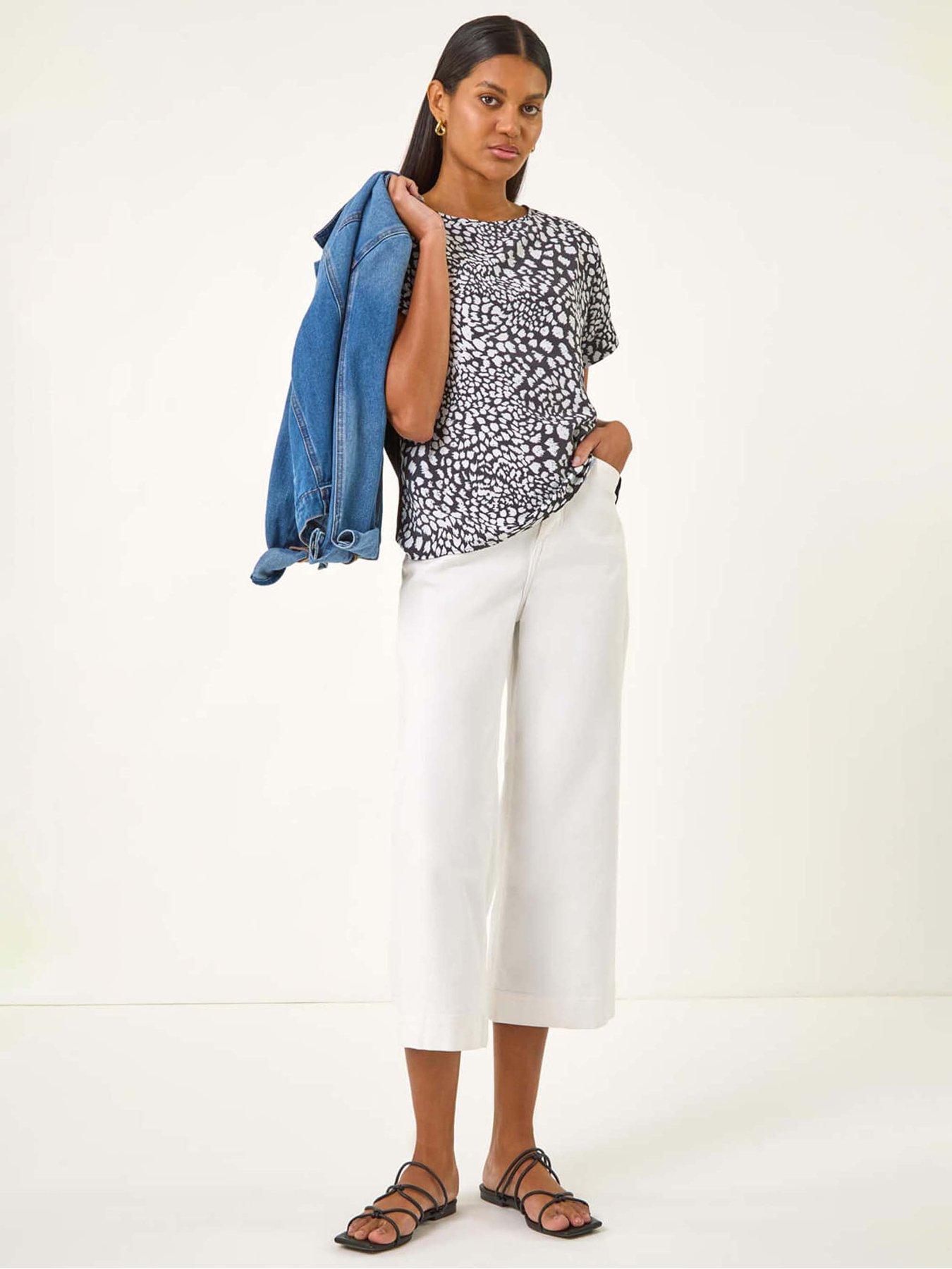 roman-spot-print-jersey-back-top-blackback