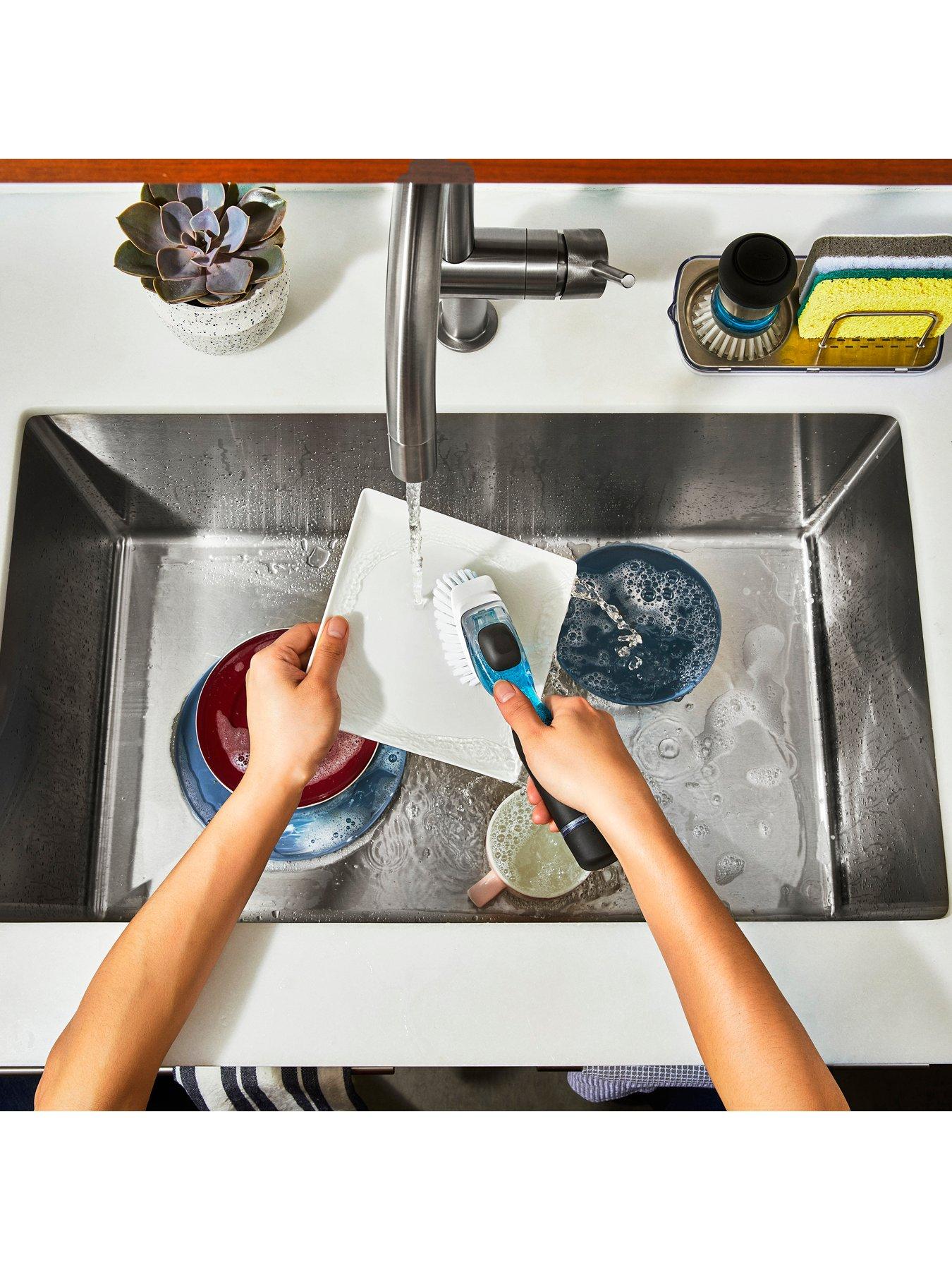 Image 6 of 6 of OXO Soap Dispensing Dish Brush