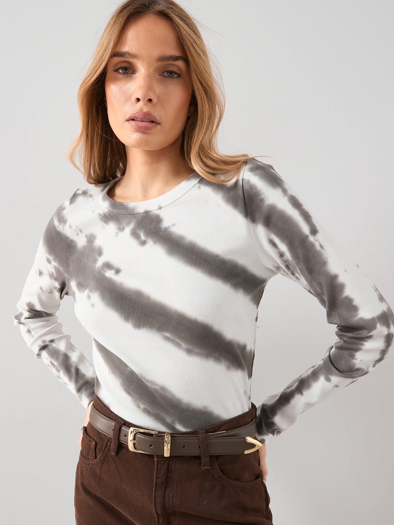 the-very-collection-tie-dye-long-sleeve-top-multifront