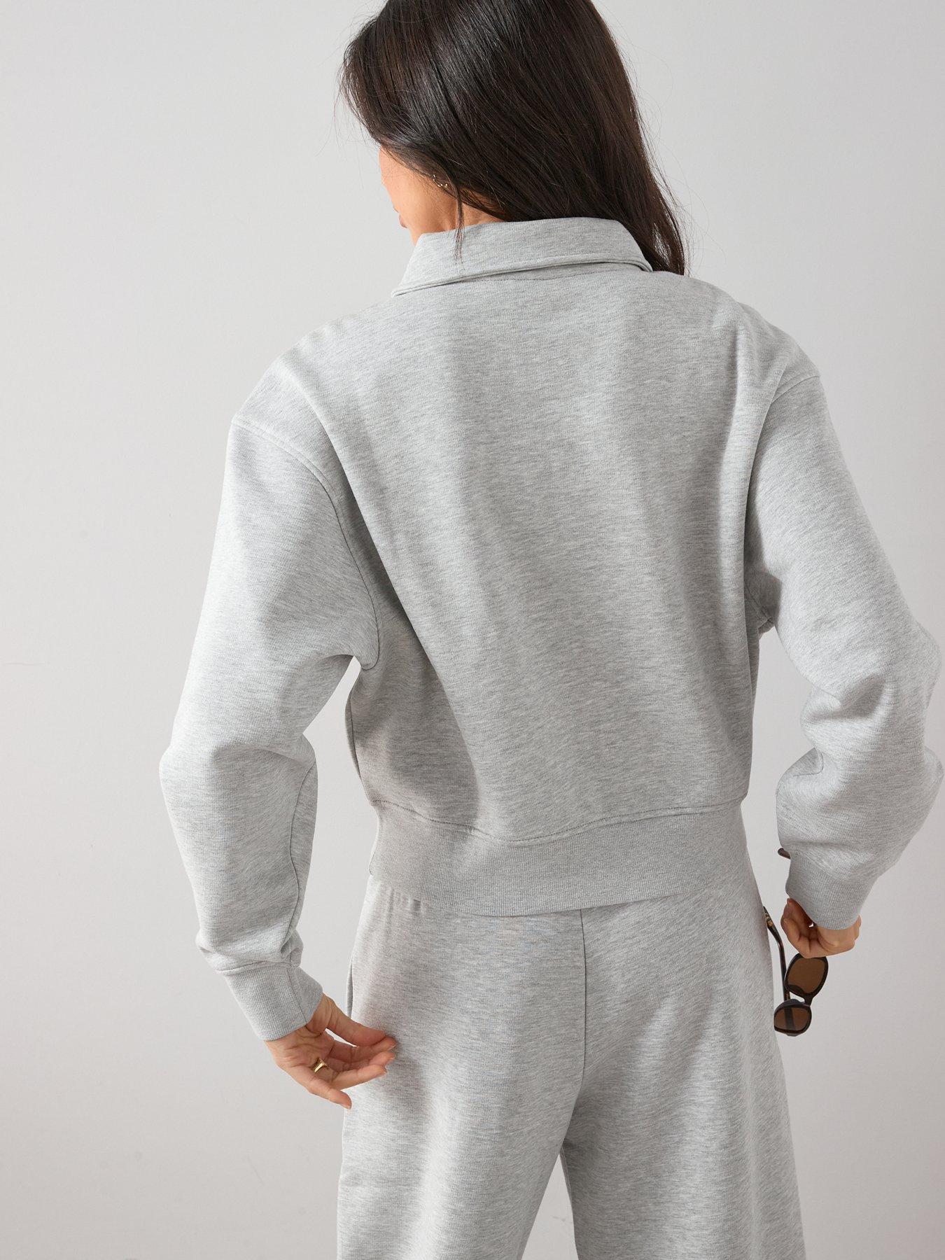 the-very-collection-quarter-zip-sweatshirt-co-ord-greystillFront