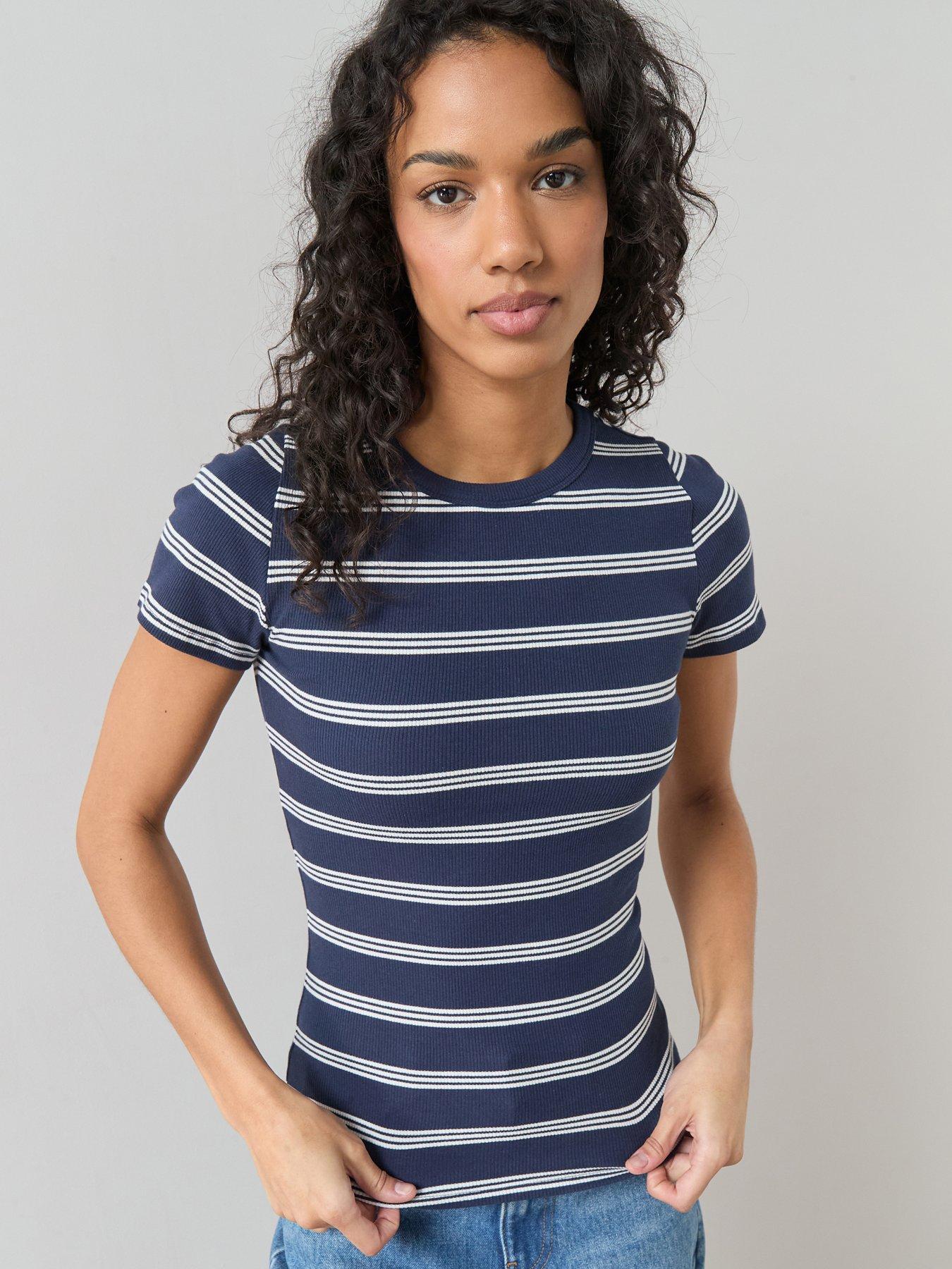 the-very-collection-stretch-stripe-rib-t-shirt-multifront