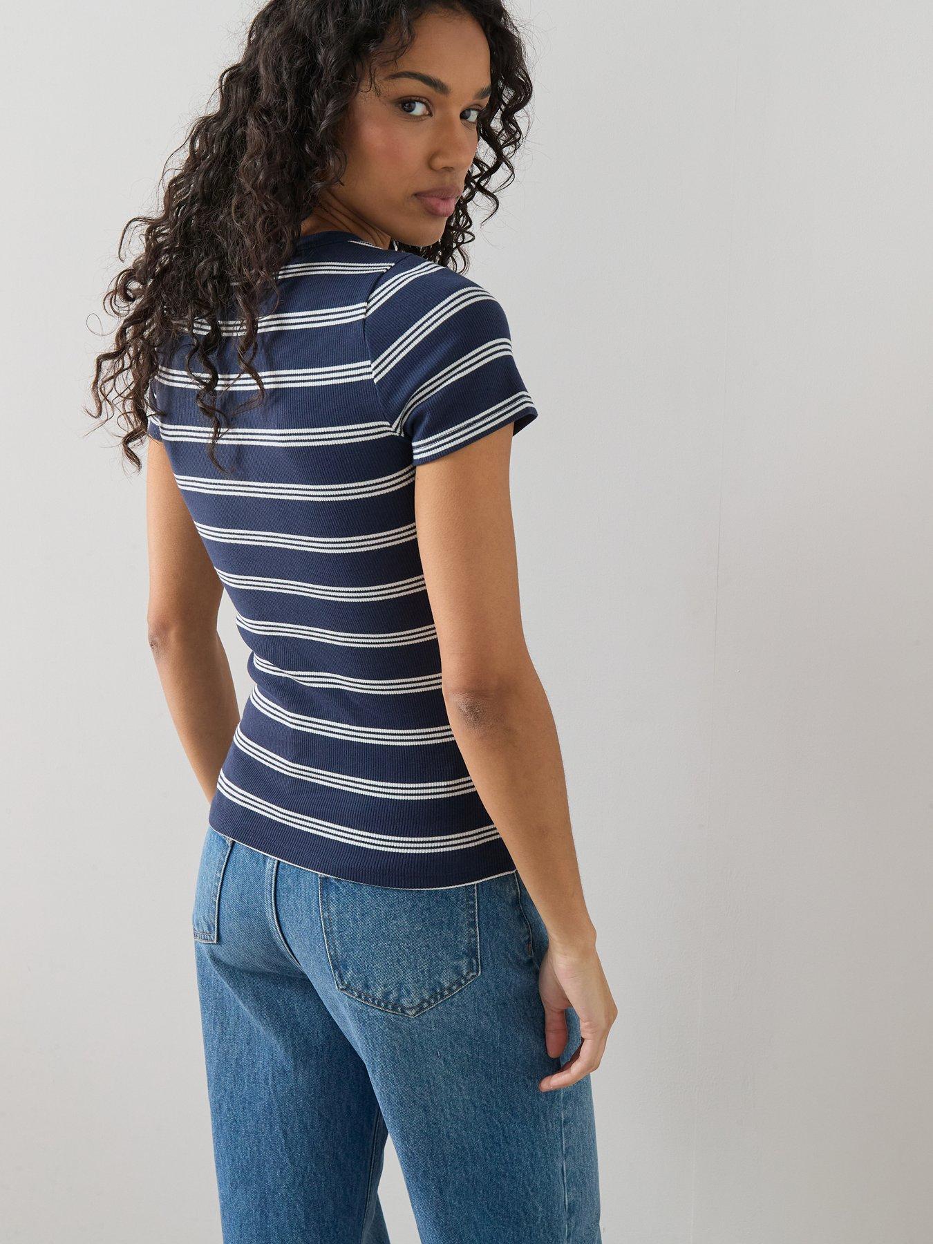 the-very-collection-stretch-stripe-rib-t-shirt-multistillFront