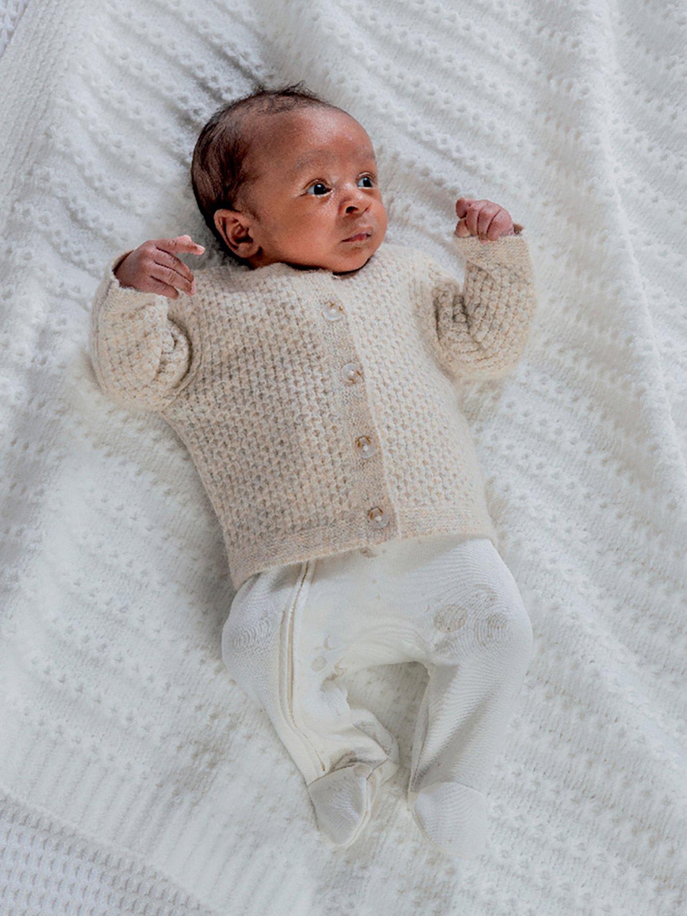 Mamas & Papas Baby Unisex Knitted Cardigan - Beige