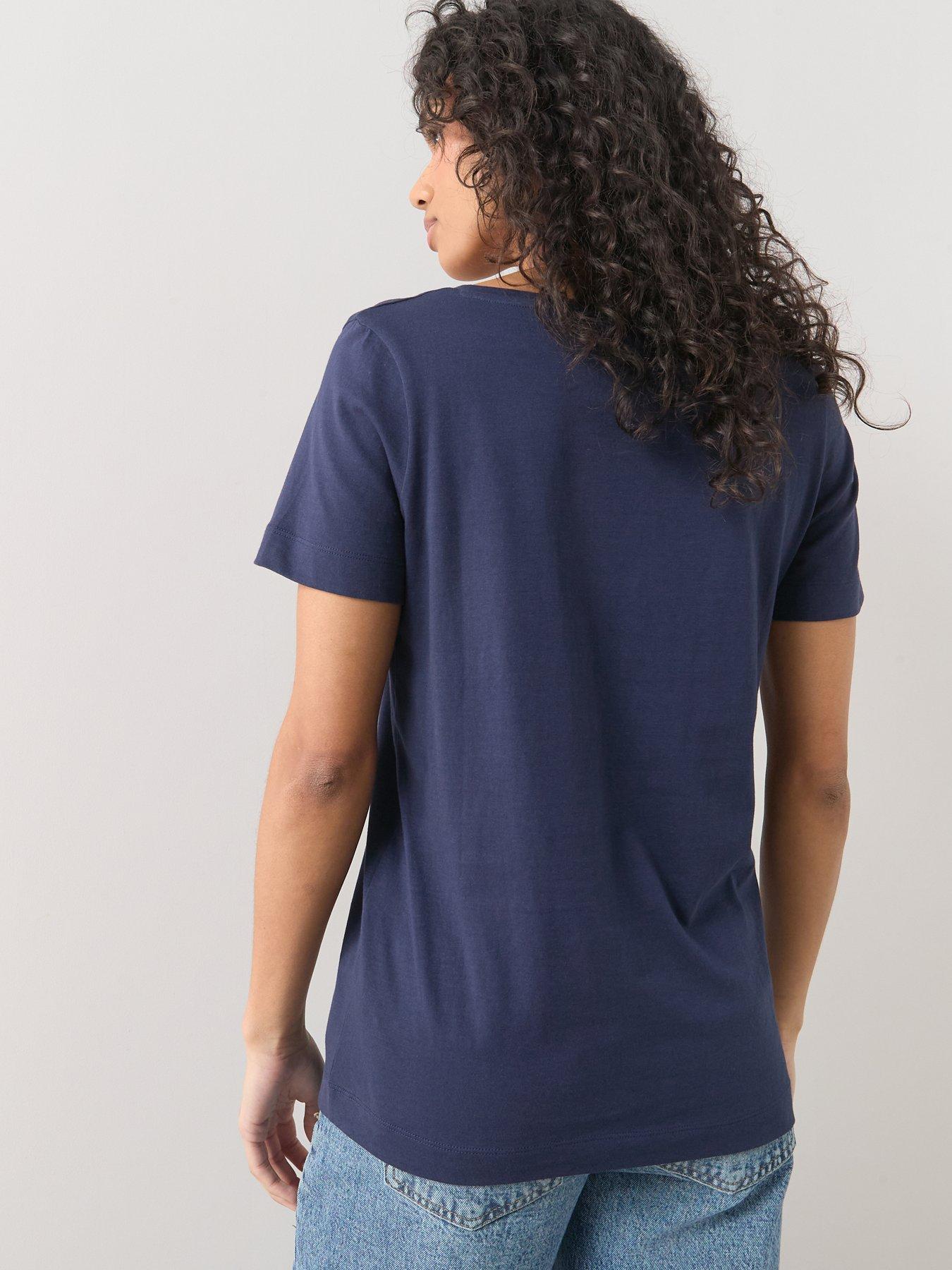 the-very-collection-v-neck-t-shirt-navystillFront
