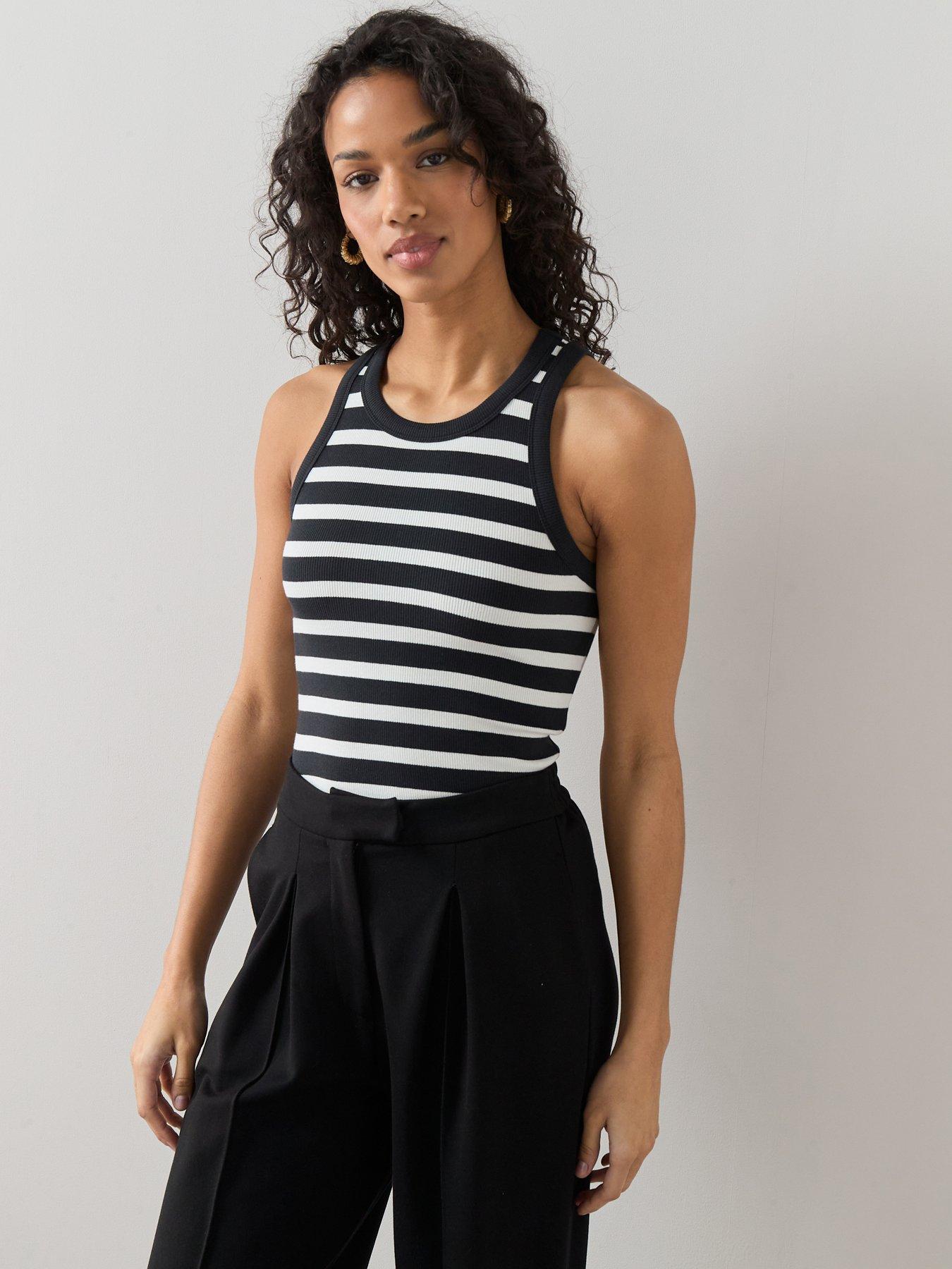 the-very-collection-rib-stripe-racer-vest-multifront