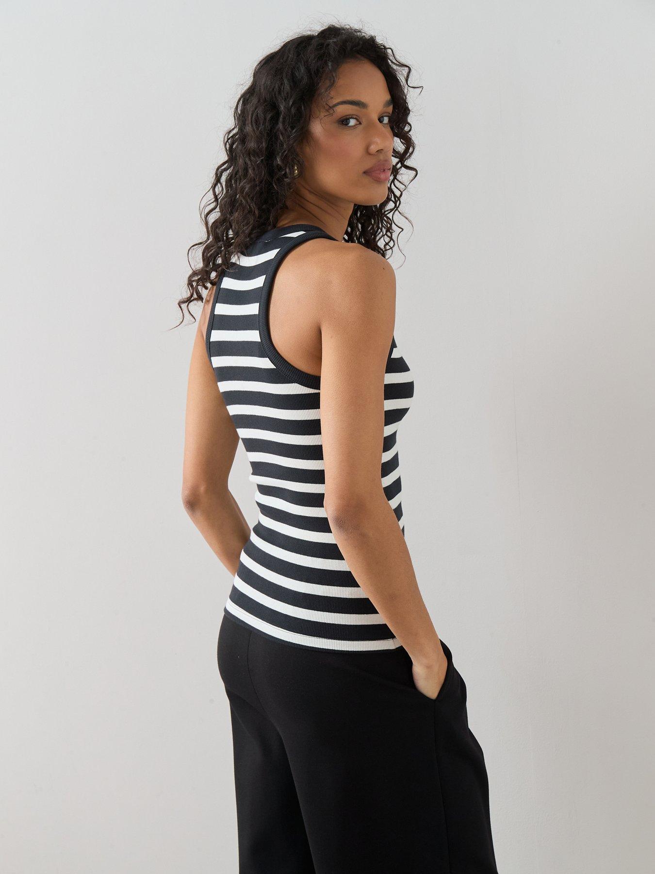the-very-collection-rib-stripe-racer-vest-multistillFront