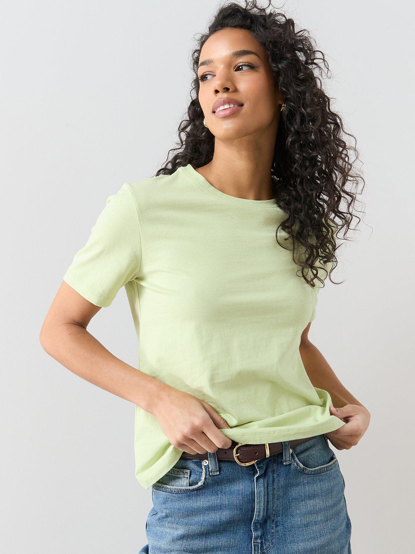 the-very-collection-crew-neck-t-shirt-greenfront