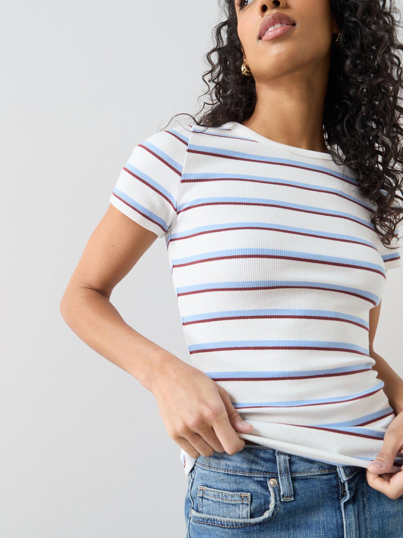 the-very-collection-stretch-rib-t-shirt-stripeoutfit