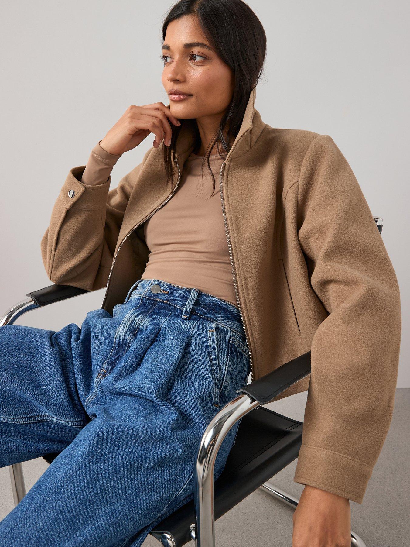 Image 6 of 7 of The Very Collection Soft Touch Long Sleeve Top - Brown