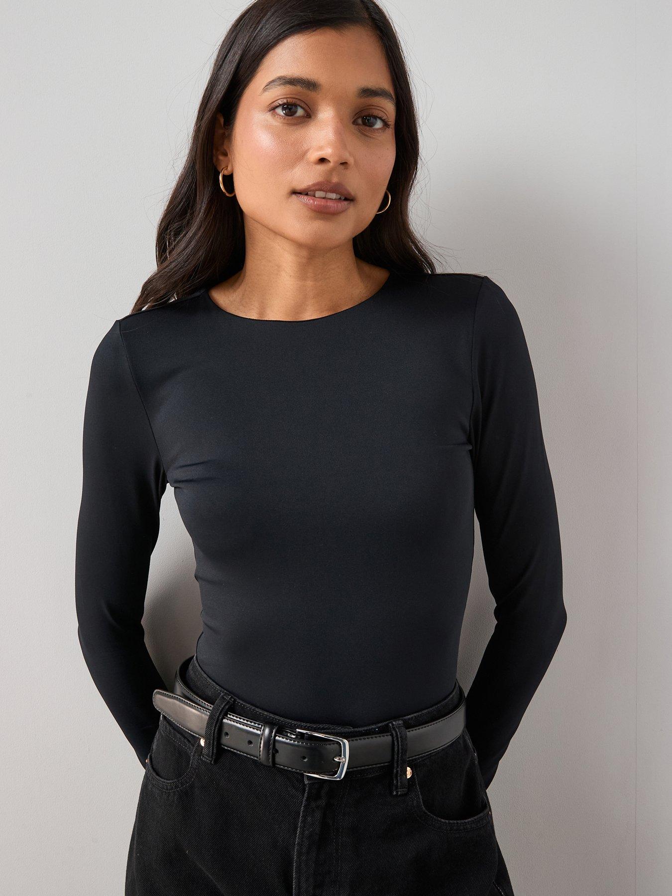 The Very Collection Soft Touch Body Suit - Black