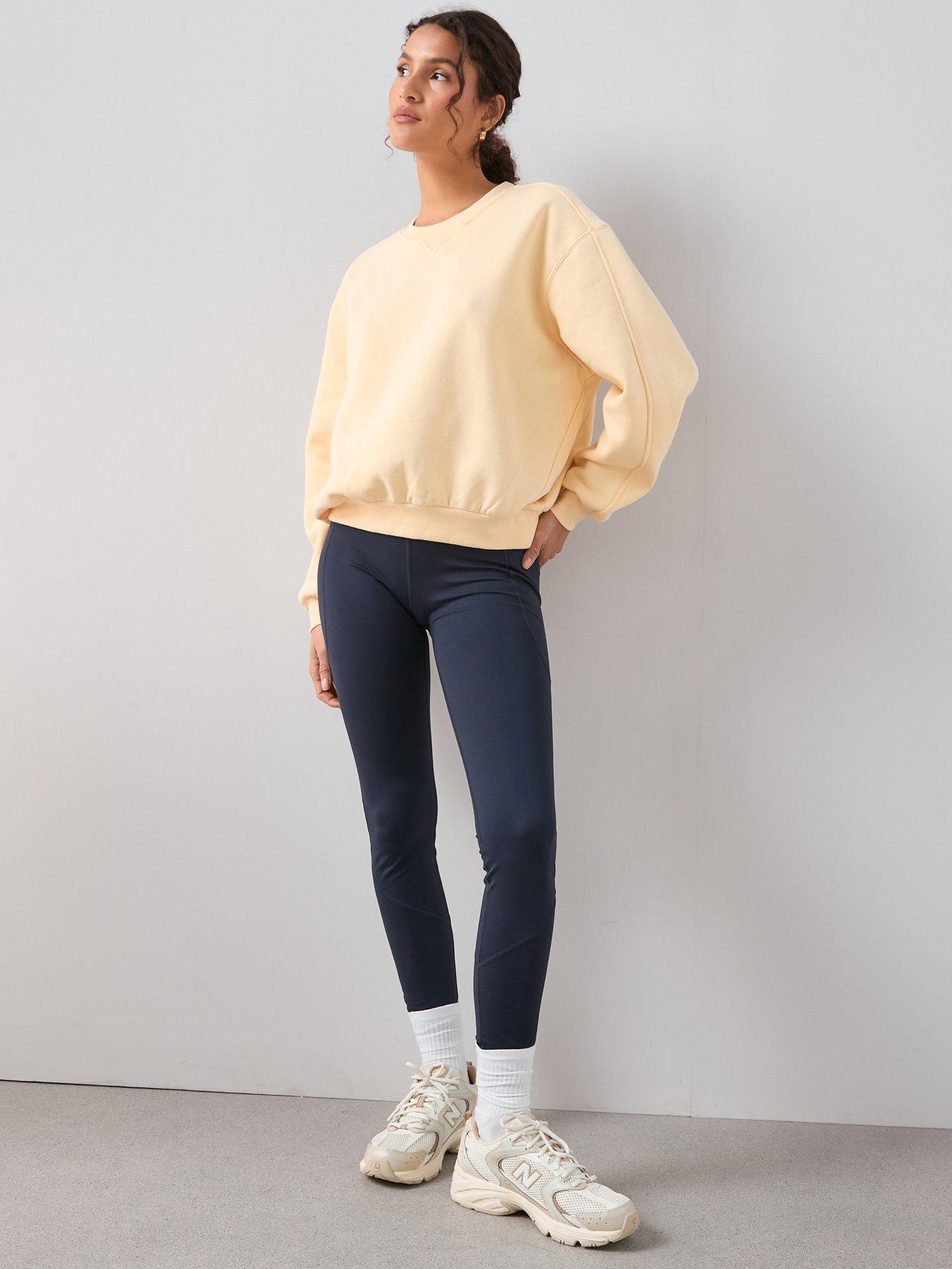 Image 5 of 6 of The Very Collection Crew Neck Sweatshirt - Yellow