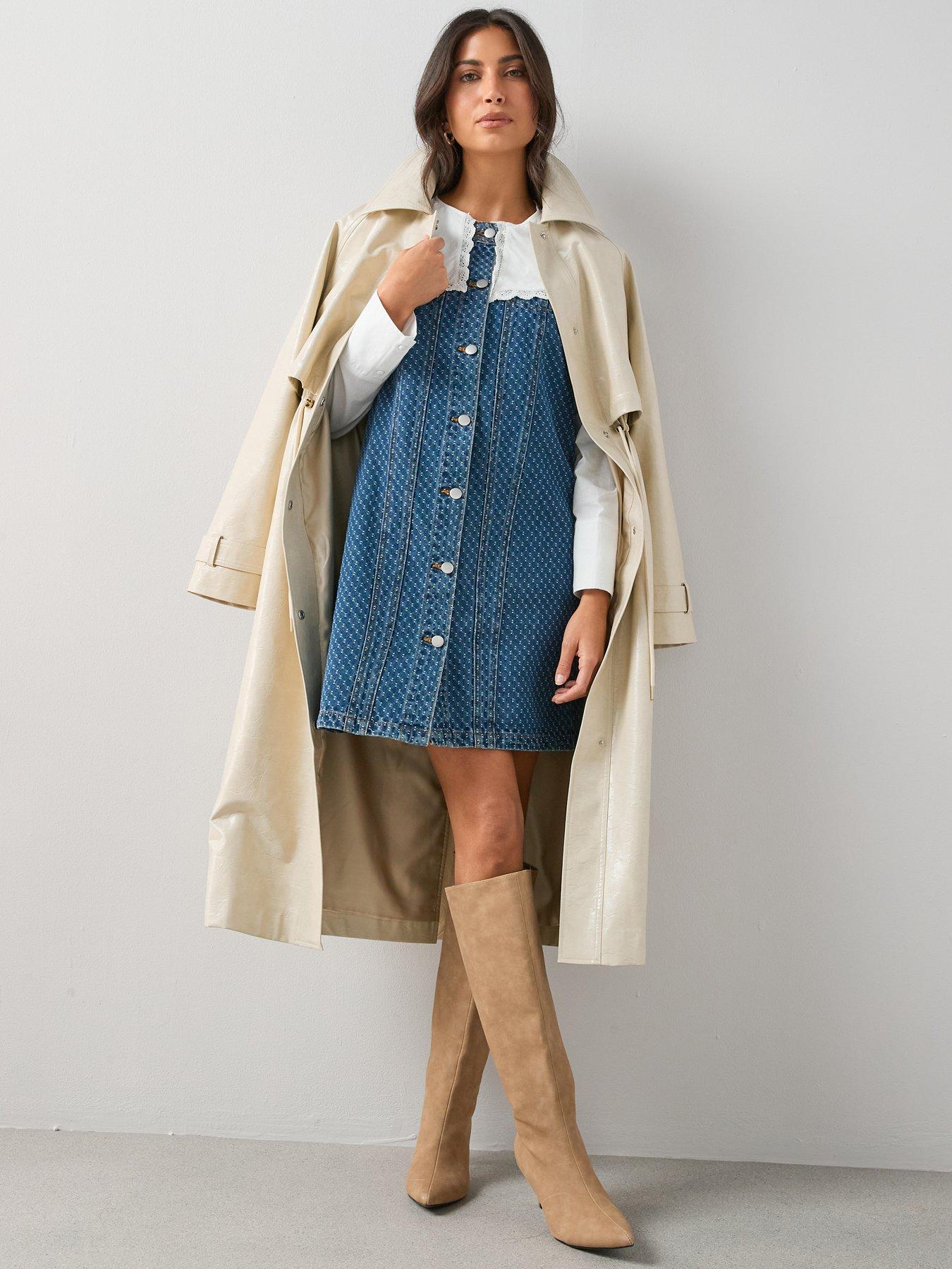 the-very-collection-denim-boucle-shift-dressback
