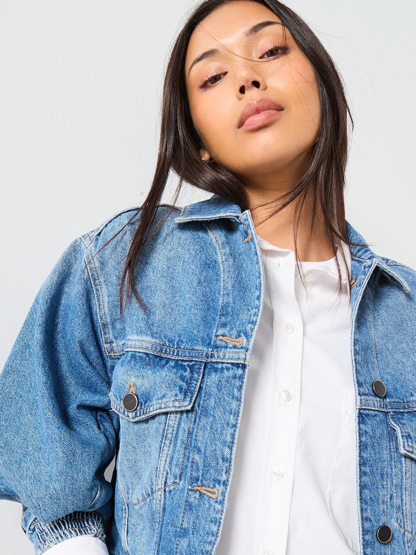 AllSaints Luca Denim Jacket - Light Wash | Very Ireland