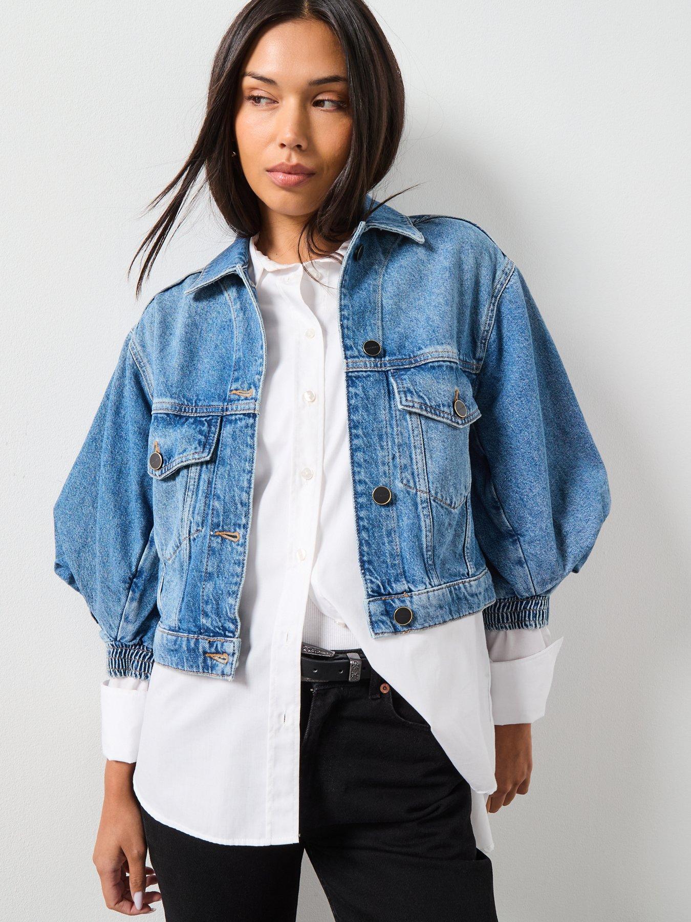 AllSaints Luca Denim Jacket - Light Wash | Very Ireland