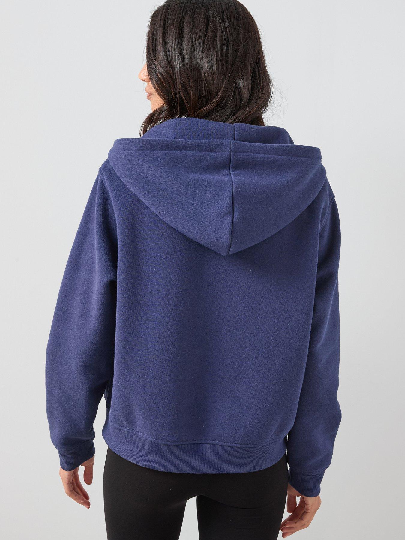 Image 2 of 7 of The Very Collection Zip Through Hoodie - Blue