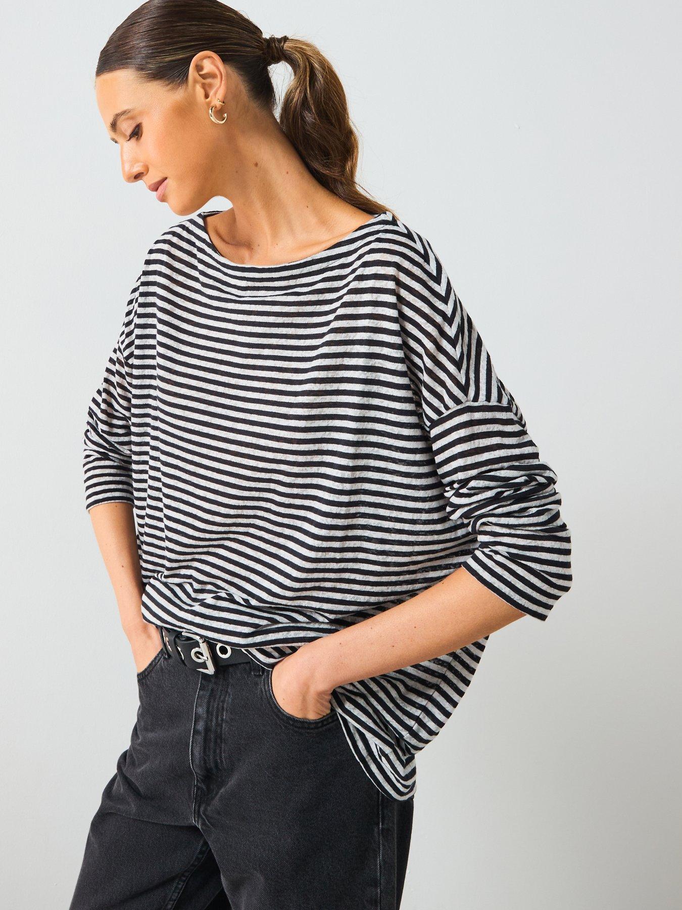 allsaints-rita-stripe-t-shirt-multi