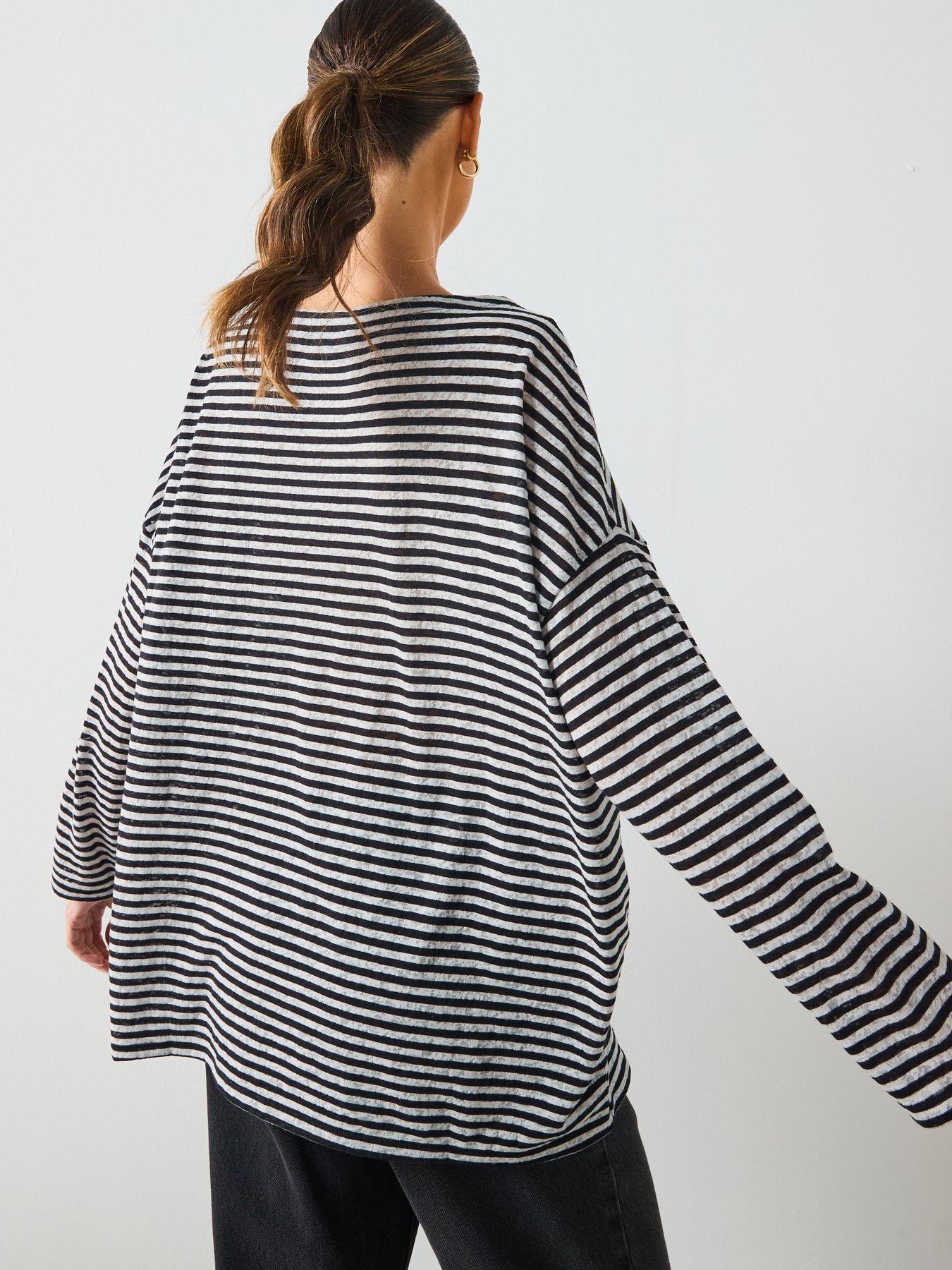 allsaints-rita-stripe-t-shirt-multistillFront