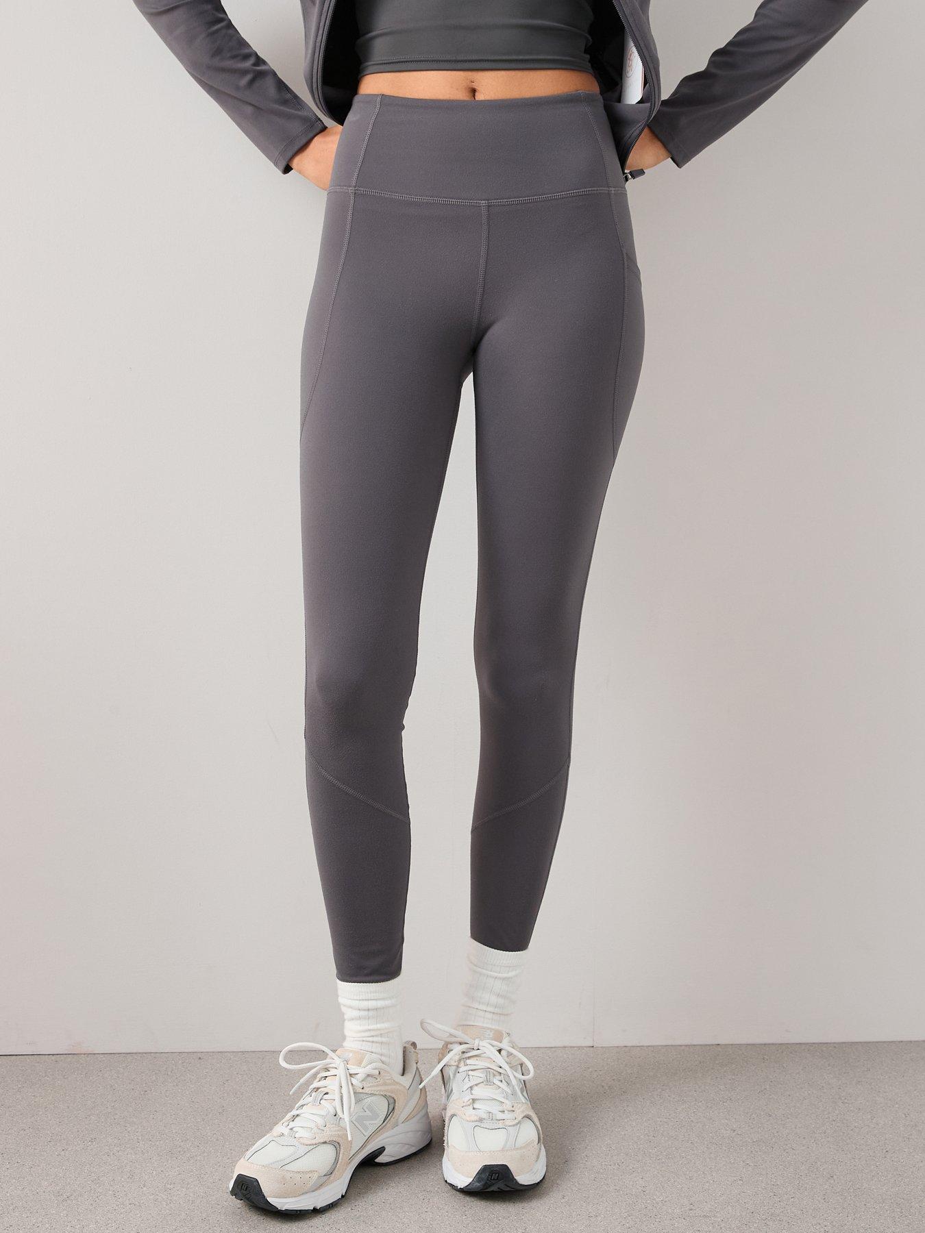 Image 4 of 6 of The Very Collection High Waist Athleisure Legging - Grey