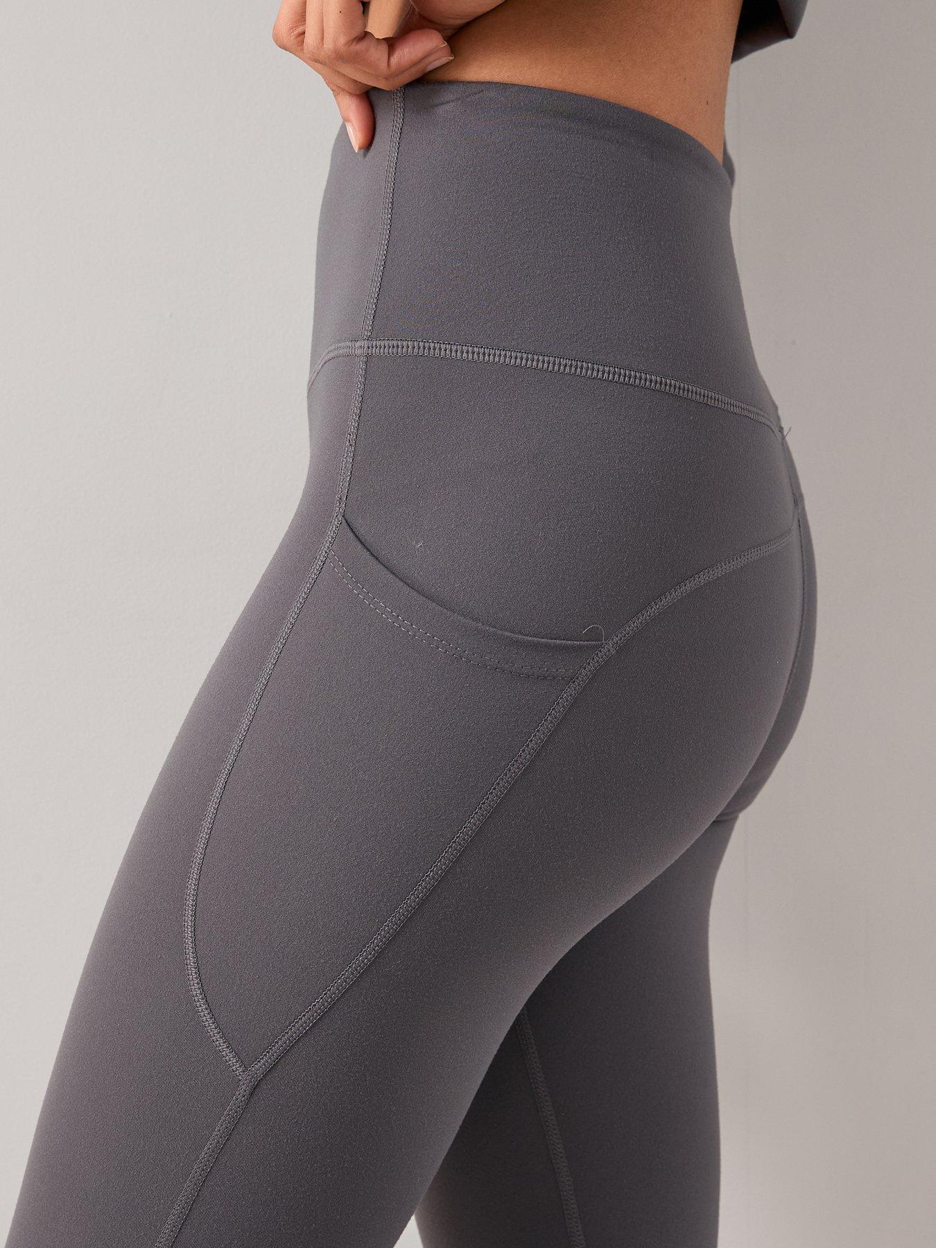 Image 5 of 6 of The Very Collection High Waist Athleisure Legging - Grey