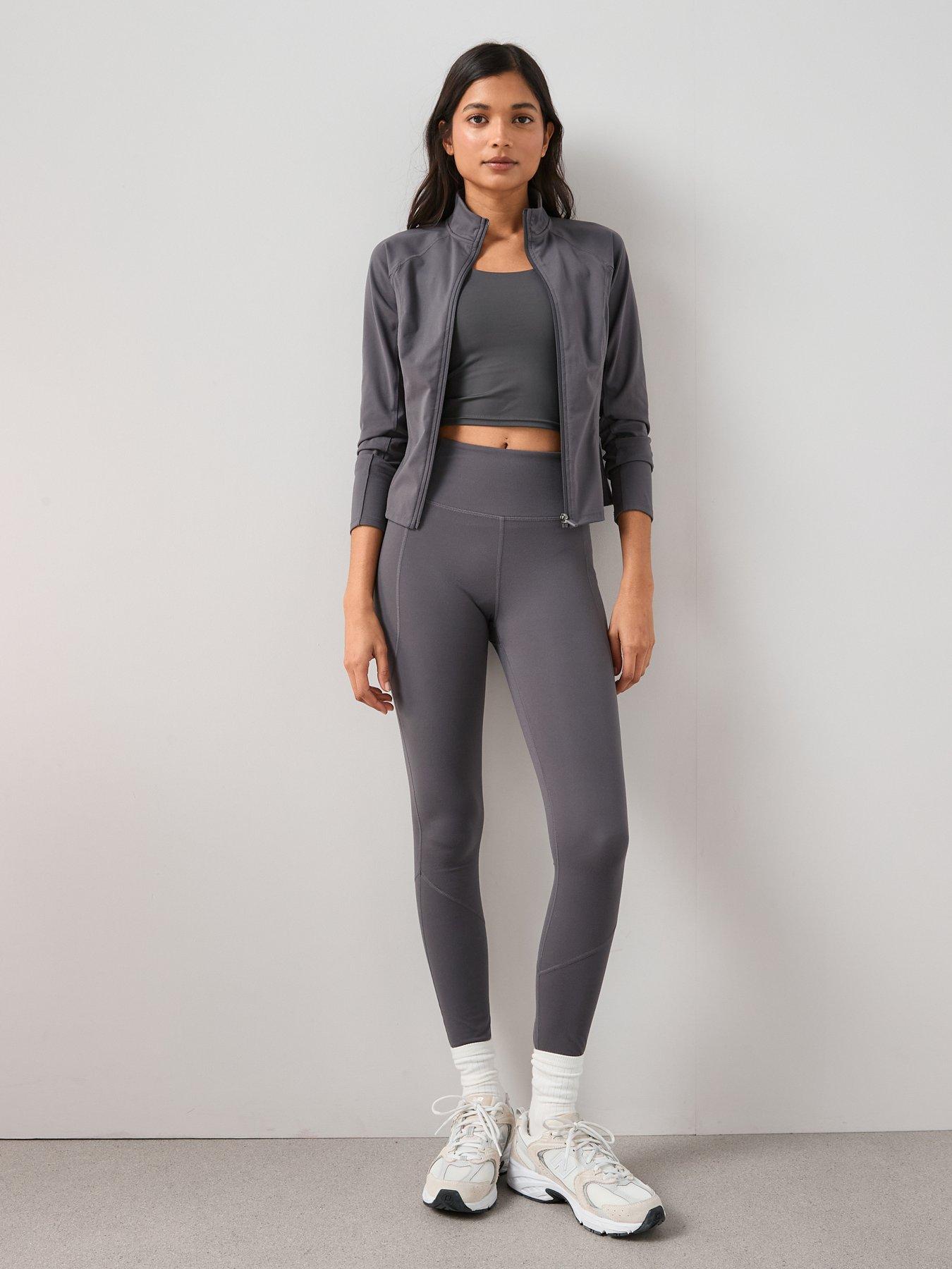 Image 6 of 6 of The Very Collection High Waist Athleisure Legging - Grey