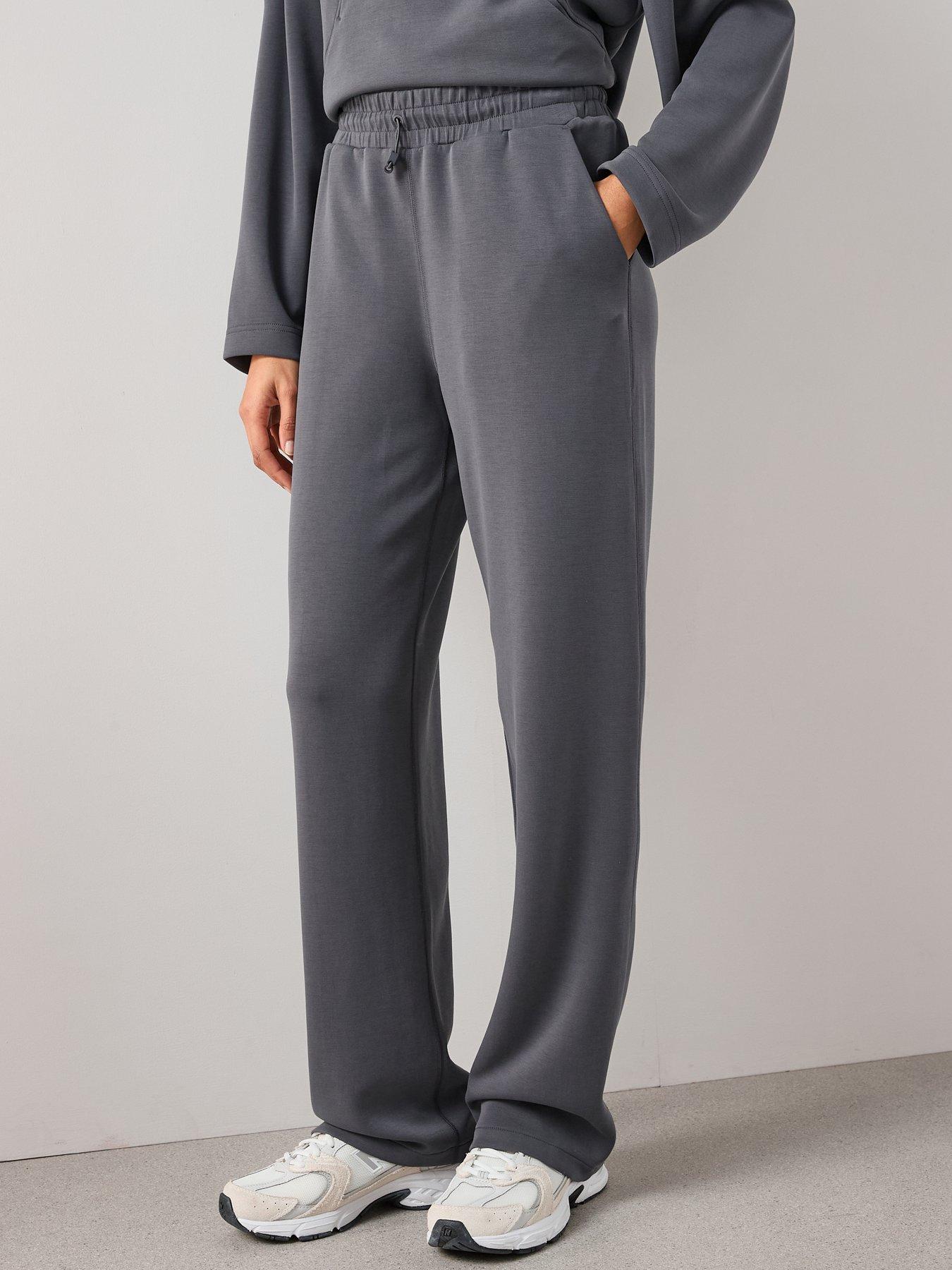 Image 4 of 6 of The Very Collection Modal Wide Leg Jogger Co-Ord - Grey