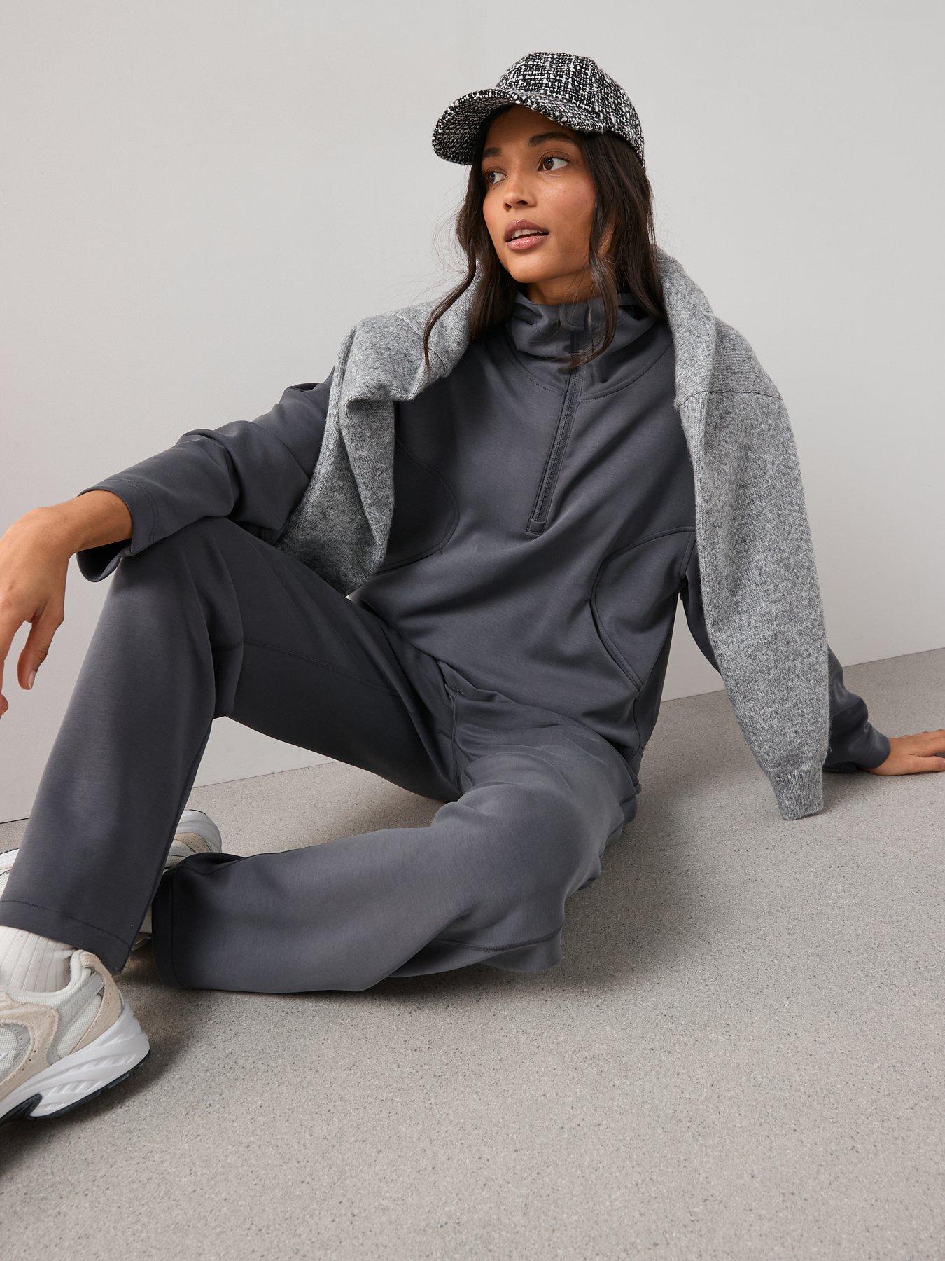 Image 6 of 6 of The Very Collection Modal Wide Leg Jogger Co-Ord - Grey