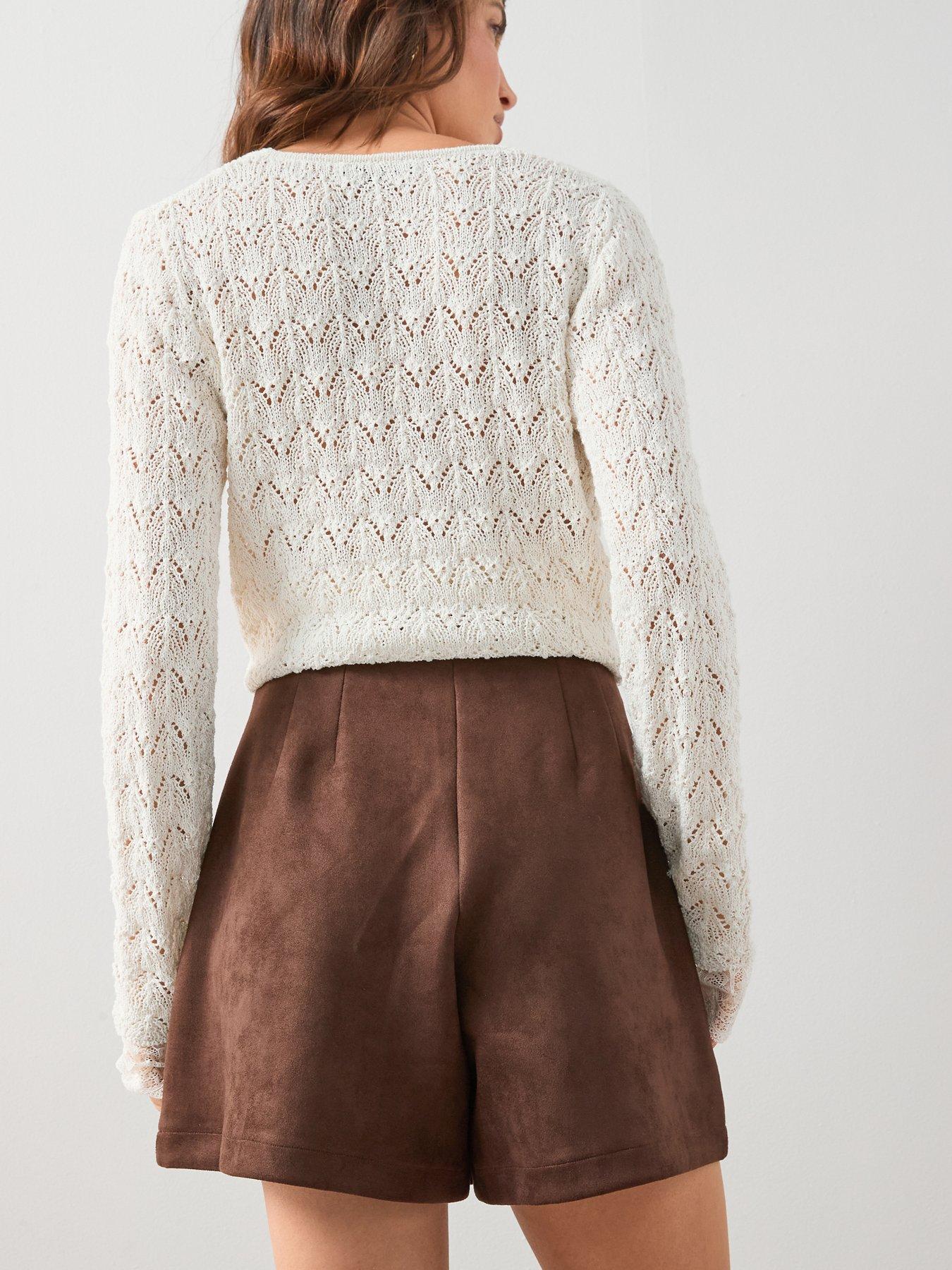 Image 4 of 6 of The Very Collection Suede Short