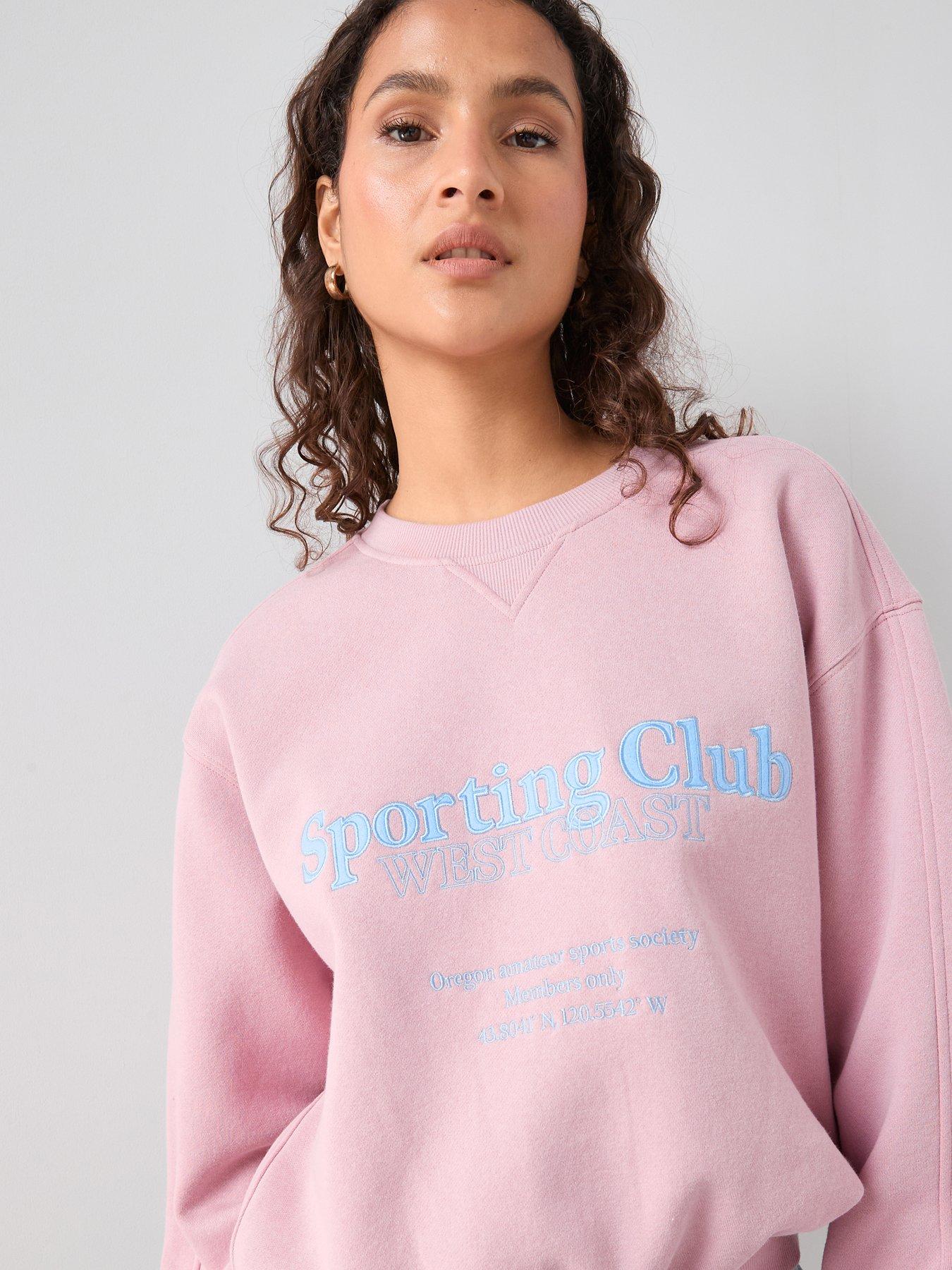 the-very-collection-crew-neck-graphic-sweater-pinkfront