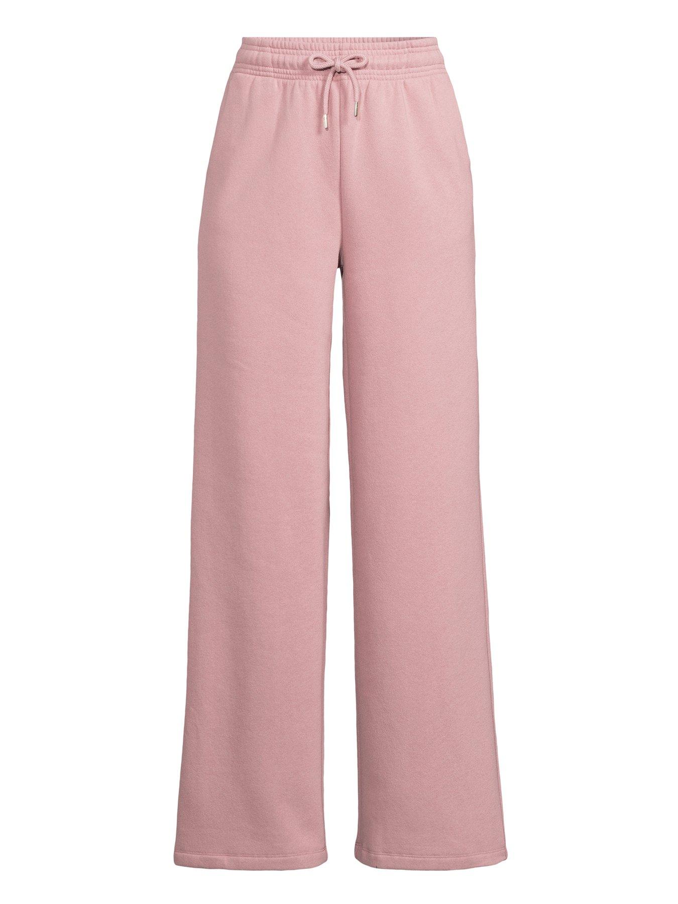 Image 7 of 7 of The Very Collection Wide Leg Joggers Co-Ord - Pink