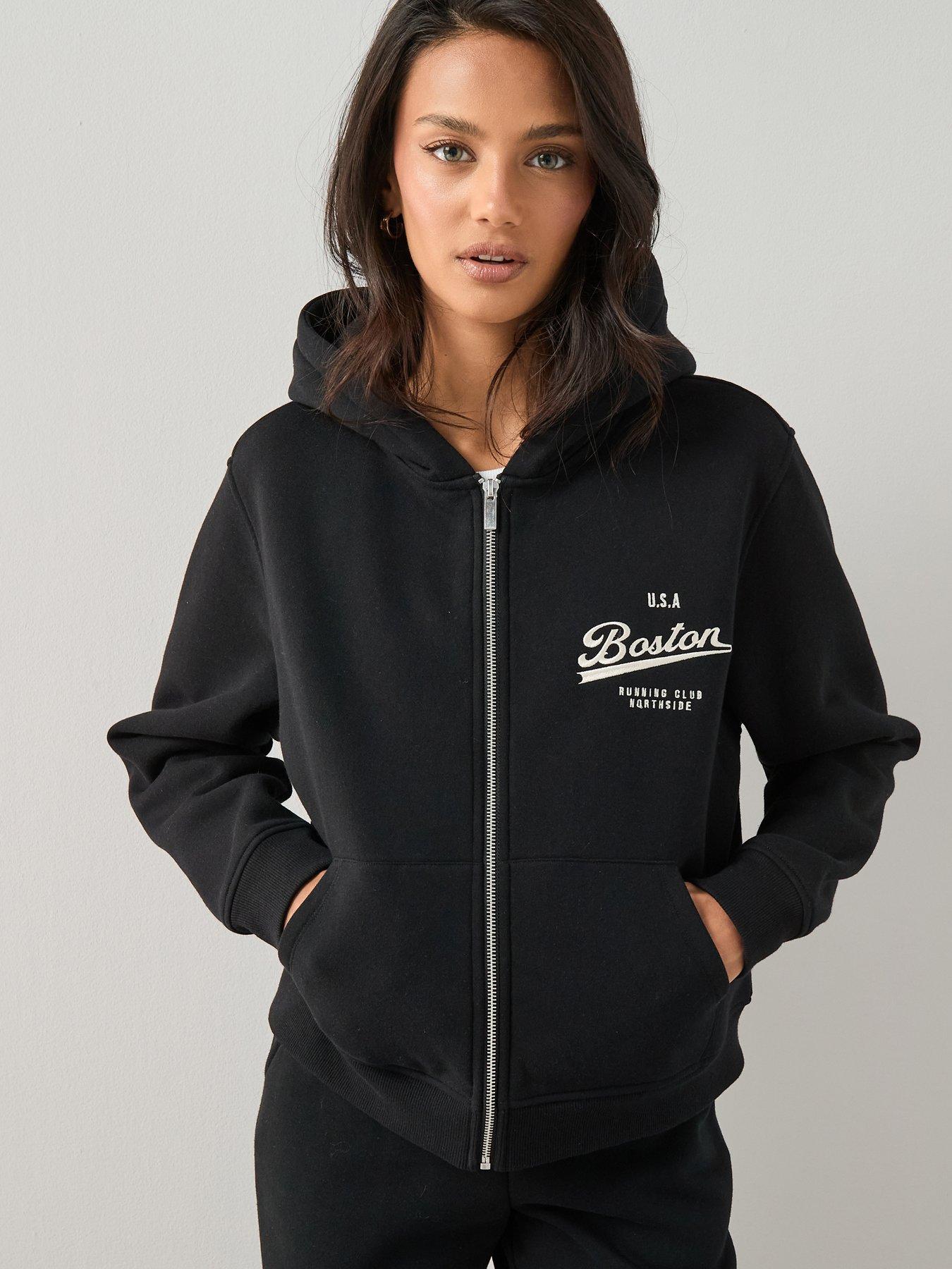 the-very-collection-zip-up-graphic-hoodie-black