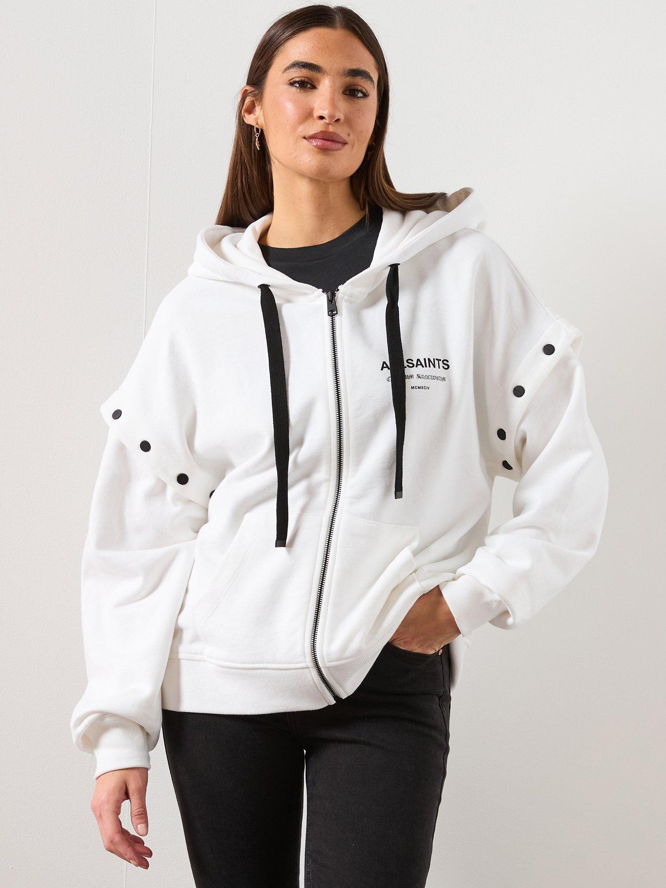 AllSaints Omnium Amphia Hoodie - White