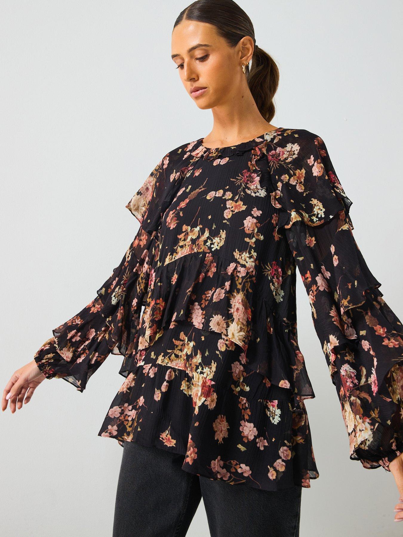allsaints-lissie-top-black