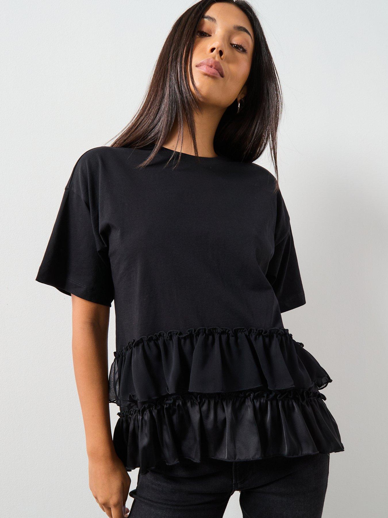 AllSaints Feyre T-Shirt - Black