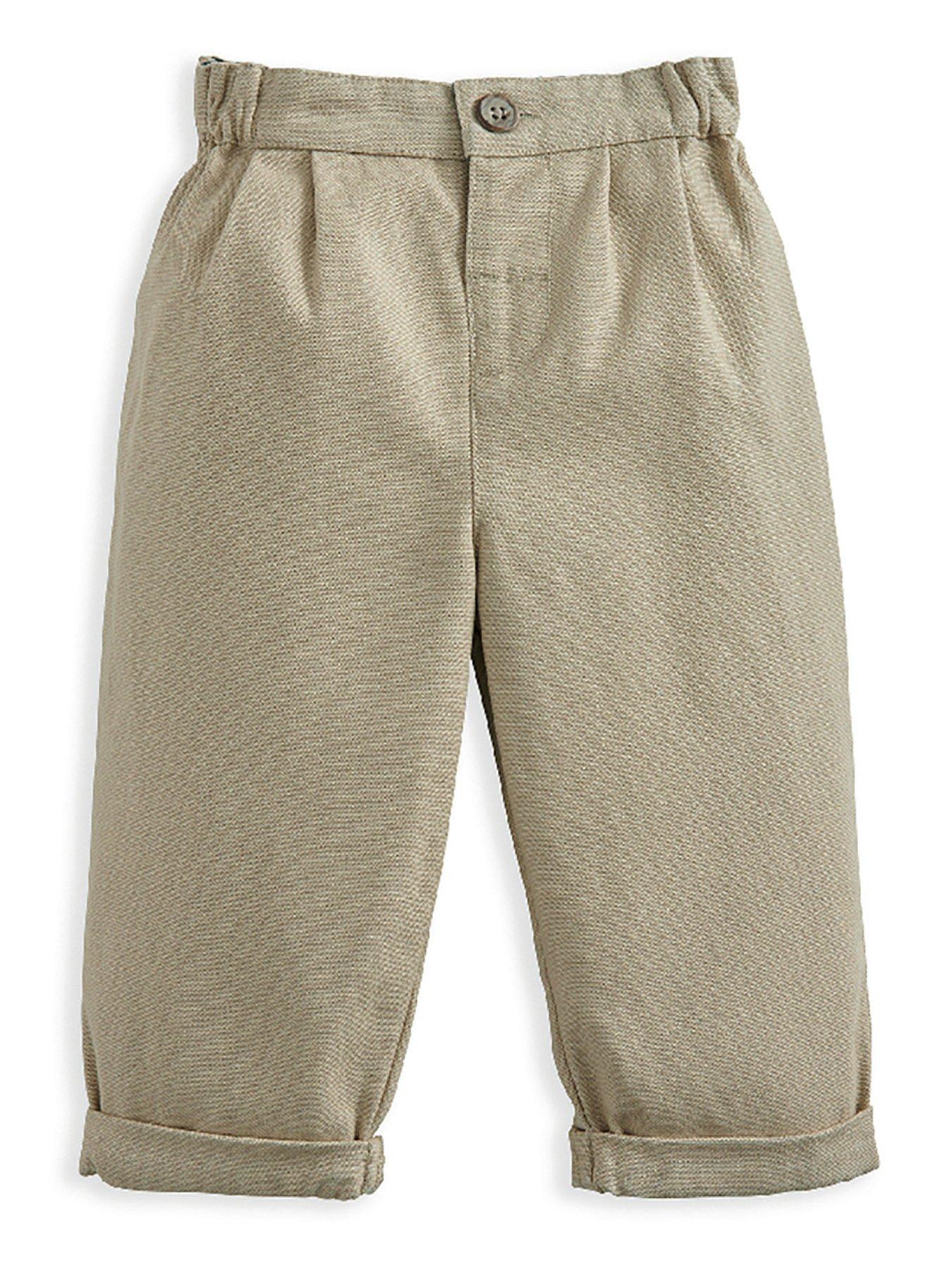 Mamas & Papas Baby Boys Chino Trousers - Beige