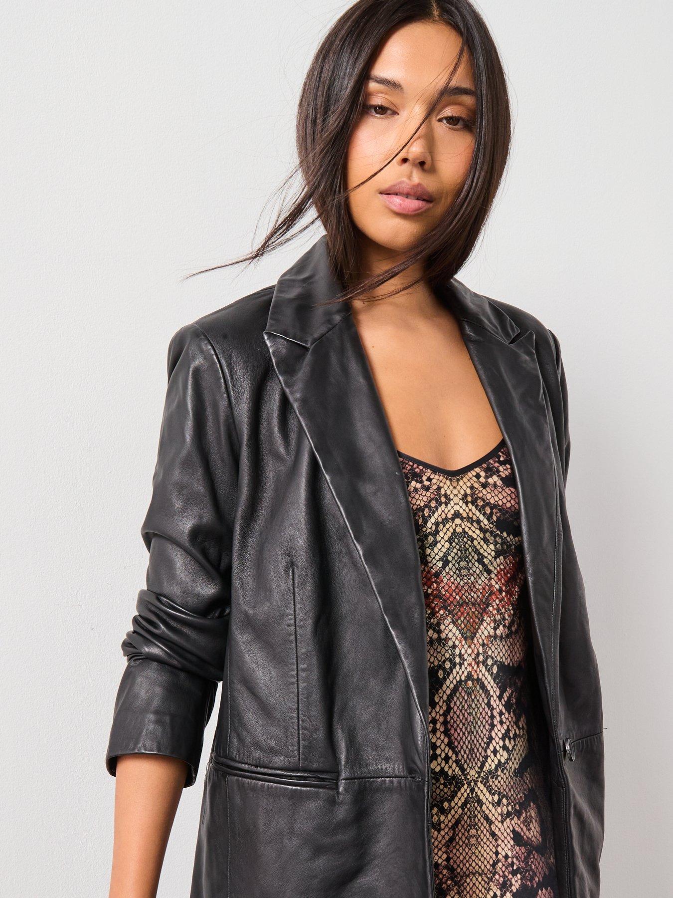 allsaints-deri-leather-blazer-blackoutfit
