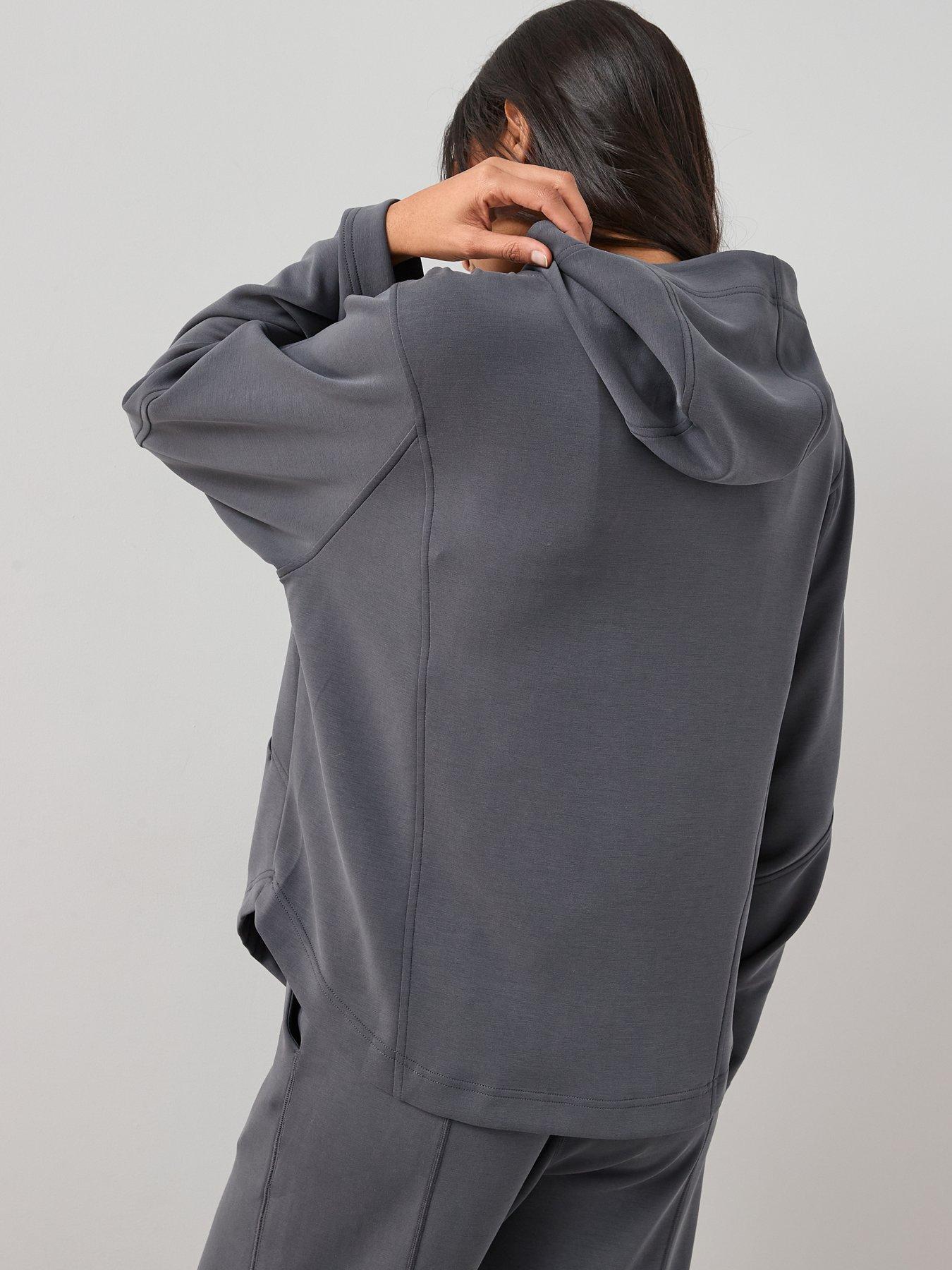 Image 2 of 6 of The Very Collection Relaxed Fit Athleisure Jacket - Grey