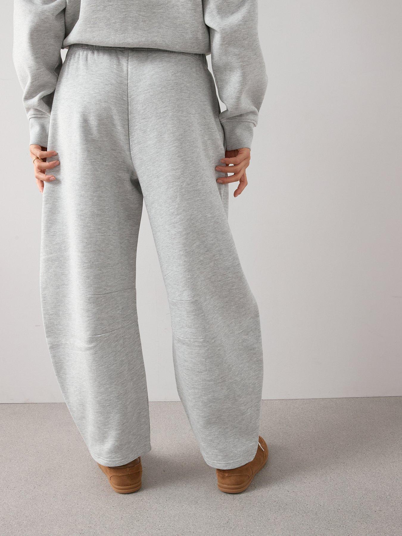 Image 2 of 6 of The Very Collection Barrel Leg Joggers Co-ord - Grey