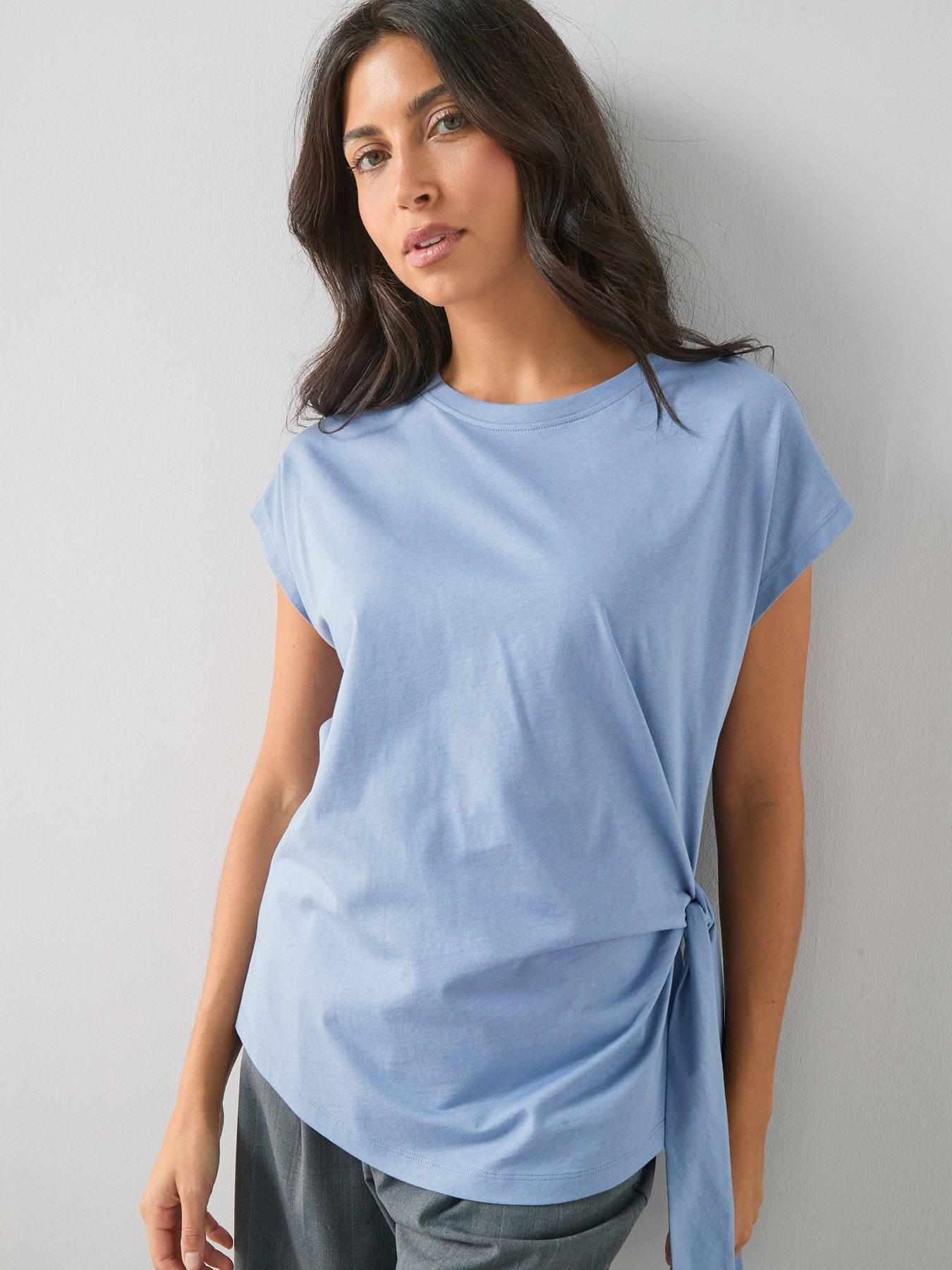 the-very-collection-tie-side-t-shirt-bluefront