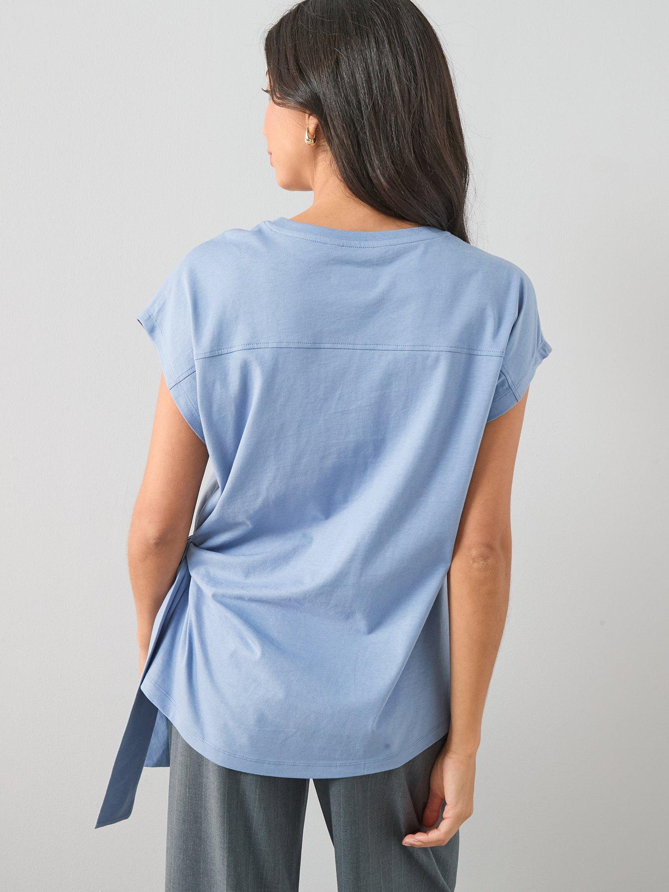 the-very-collection-tie-side-t-shirt-bluestillFront