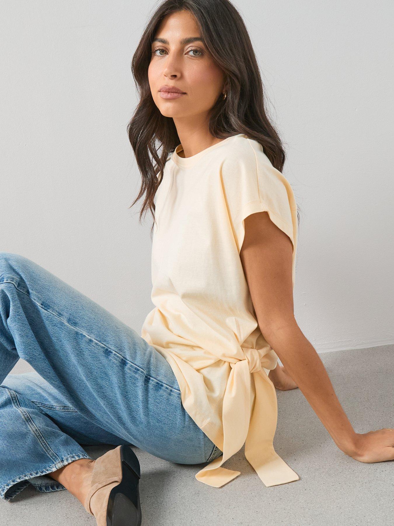 the-very-collection-tie-side-t-shirt-yellowdetail