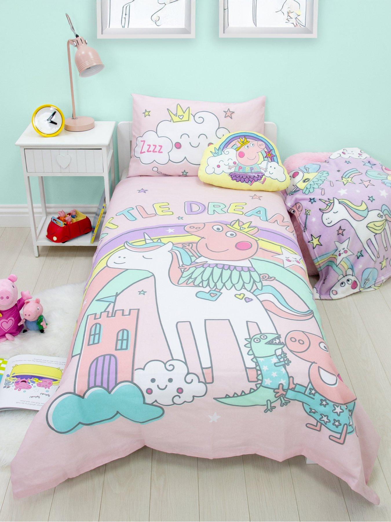 Image 1 of 6 of Peppa Pig Peppa Pig Bedtime Panel Duvet - Junior