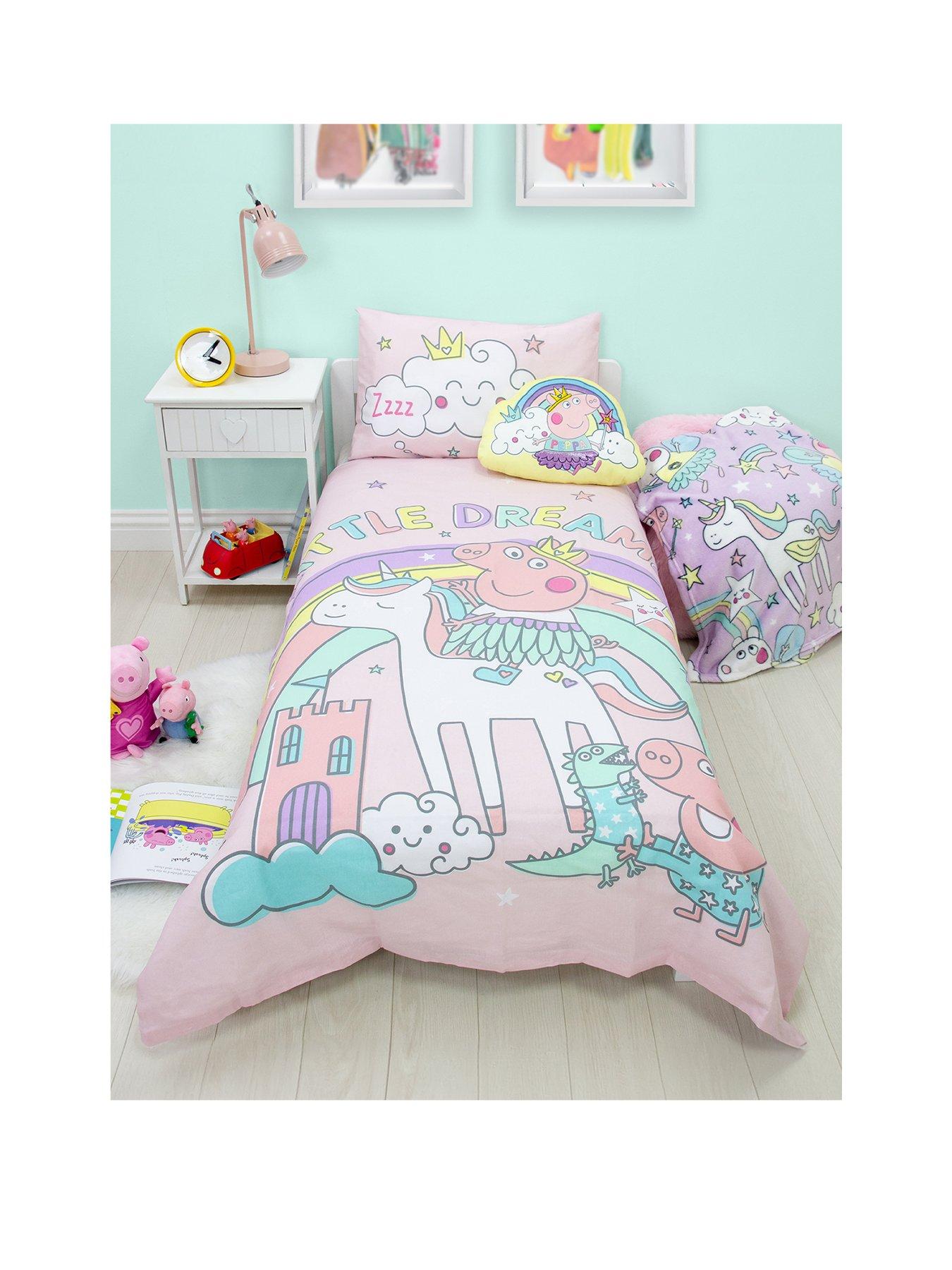 Image 2 of 6 of Peppa Pig Peppa Pig Bedtime Panel Duvet - Junior
