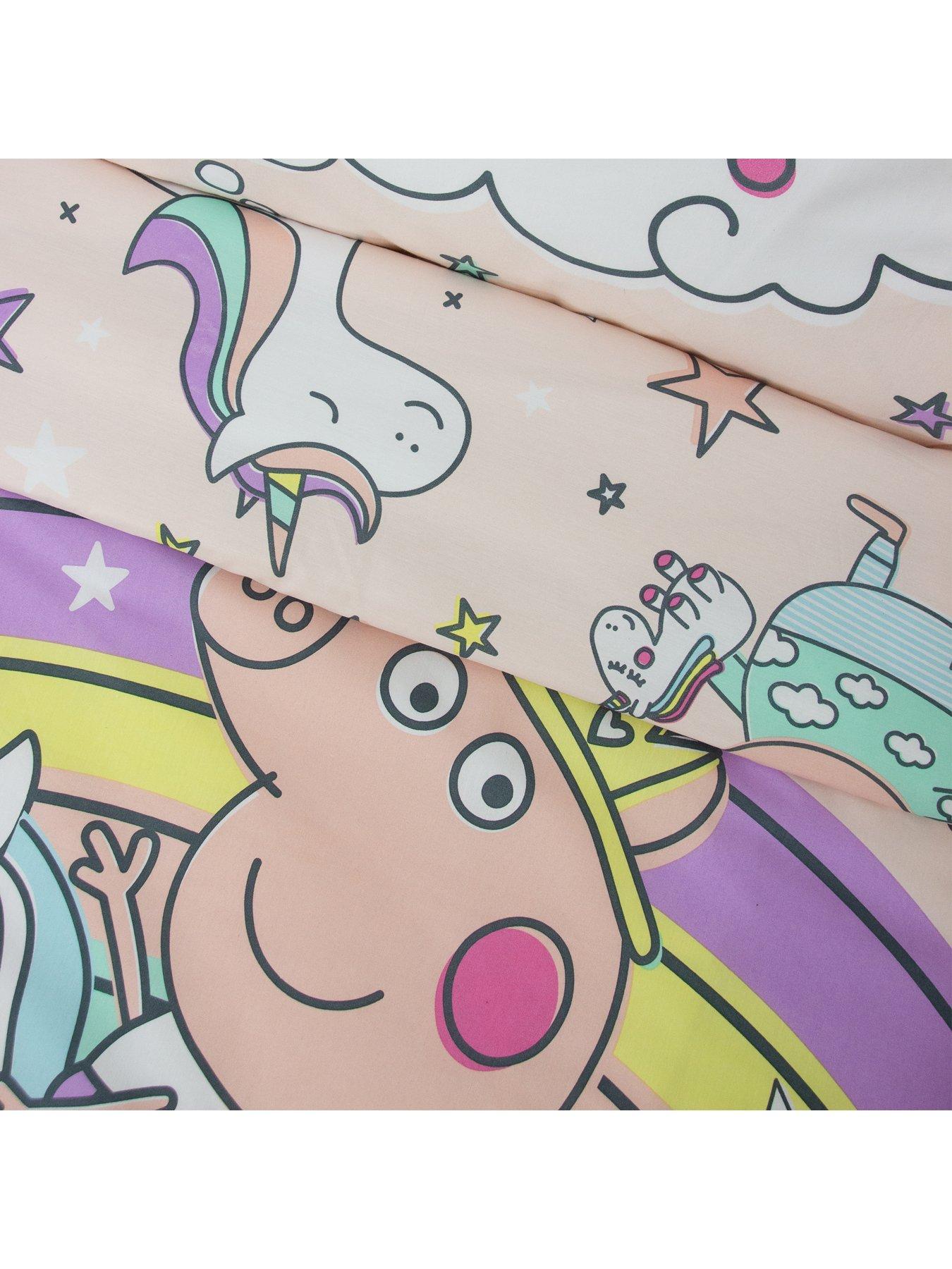 Image 6 of 6 of Peppa Pig Peppa Pig Bedtime Panel Duvet - Junior