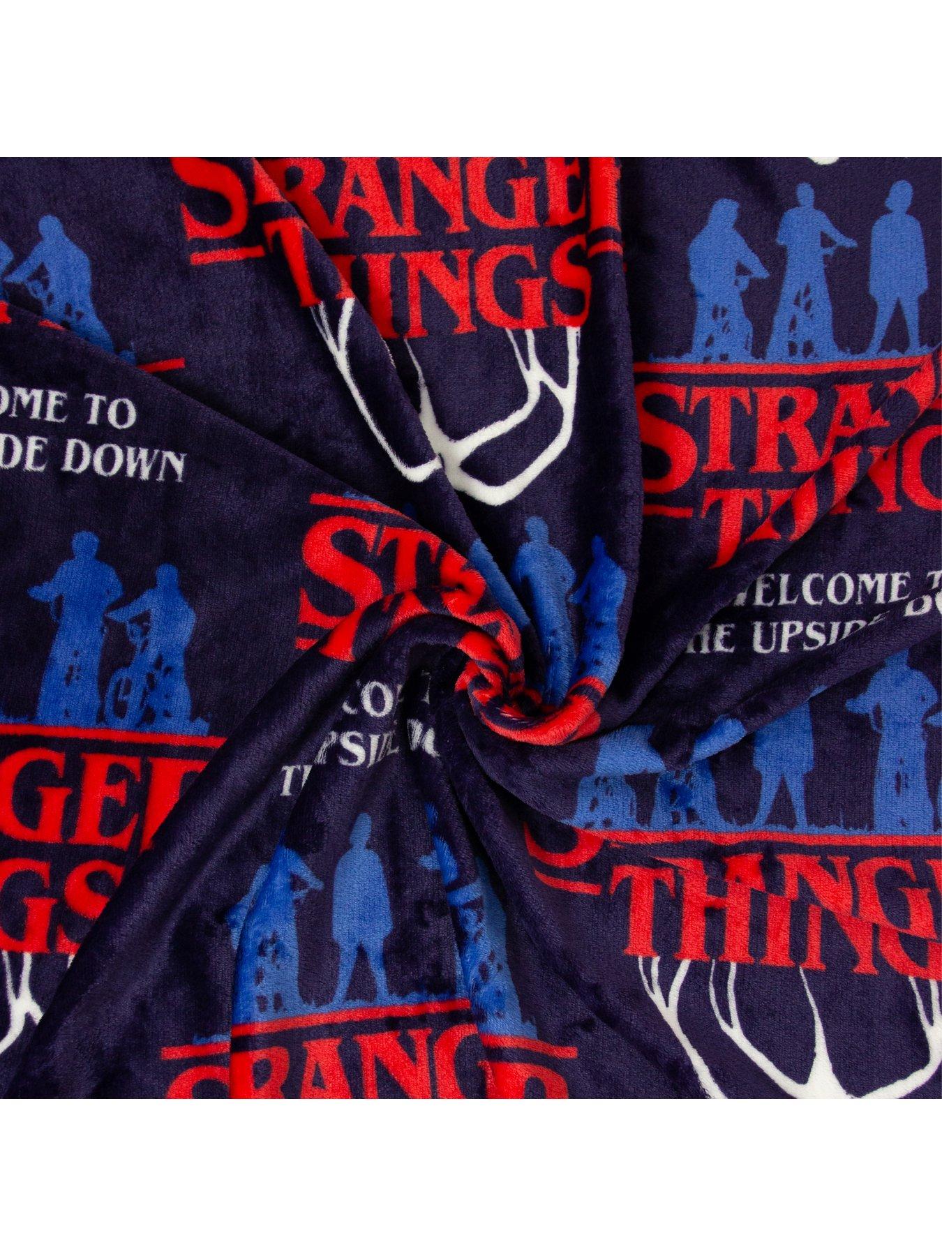 Image 3 of 4 of Stranger Things Stranger Things Flames Fleece Blanket