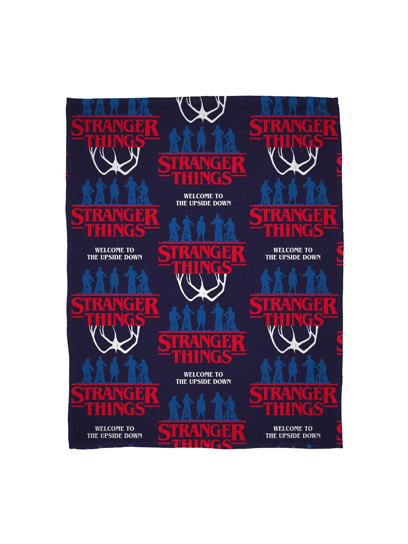 Image 4 of 4 of Stranger Things Stranger Things Flames Fleece Blanket