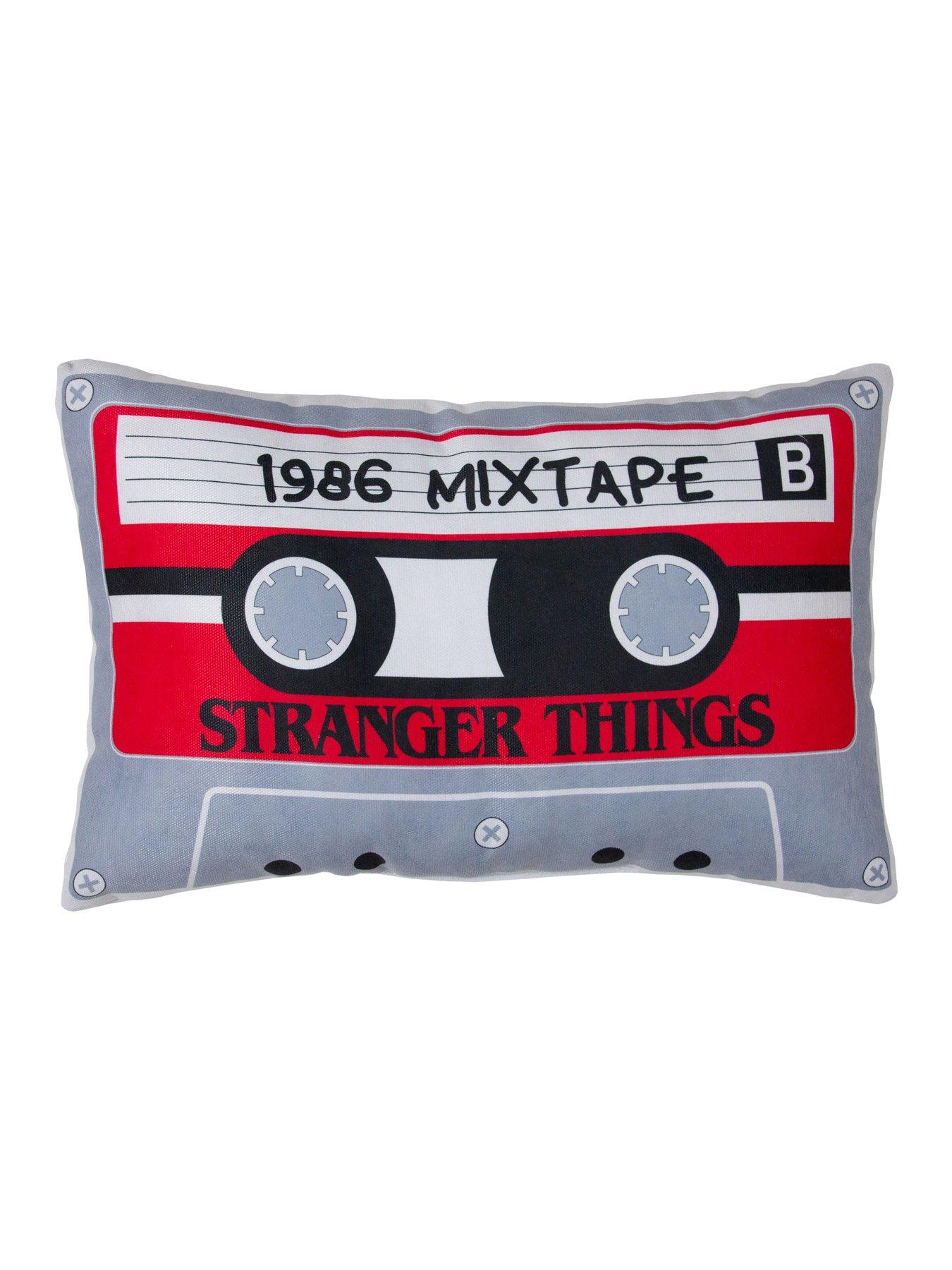 Image 3 of 5 of Stranger Things Stranger Things Flames Mixtape Shaped Cushion