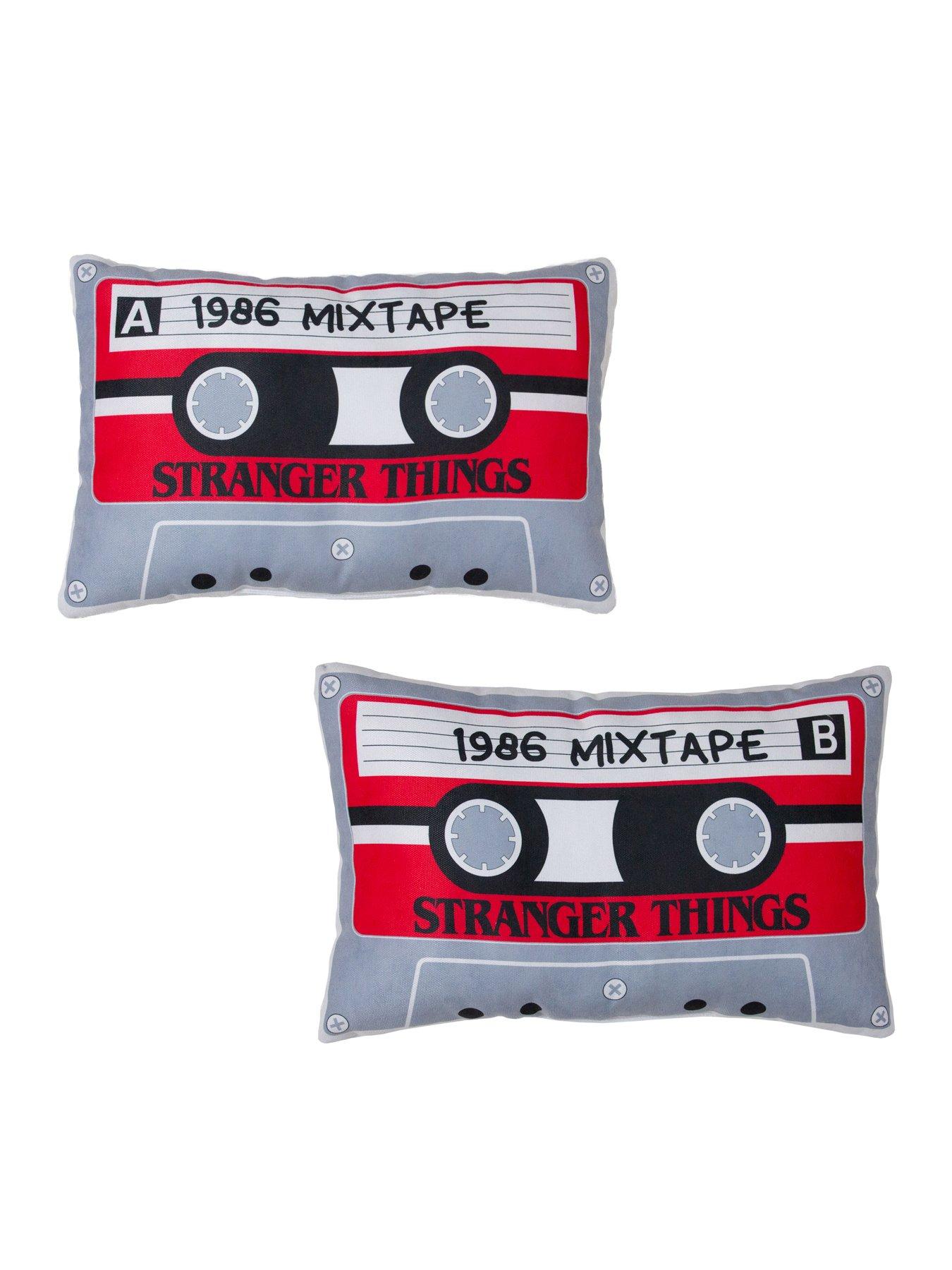 Image 4 of 5 of Stranger Things Stranger Things Flames Mixtape Shaped Cushion