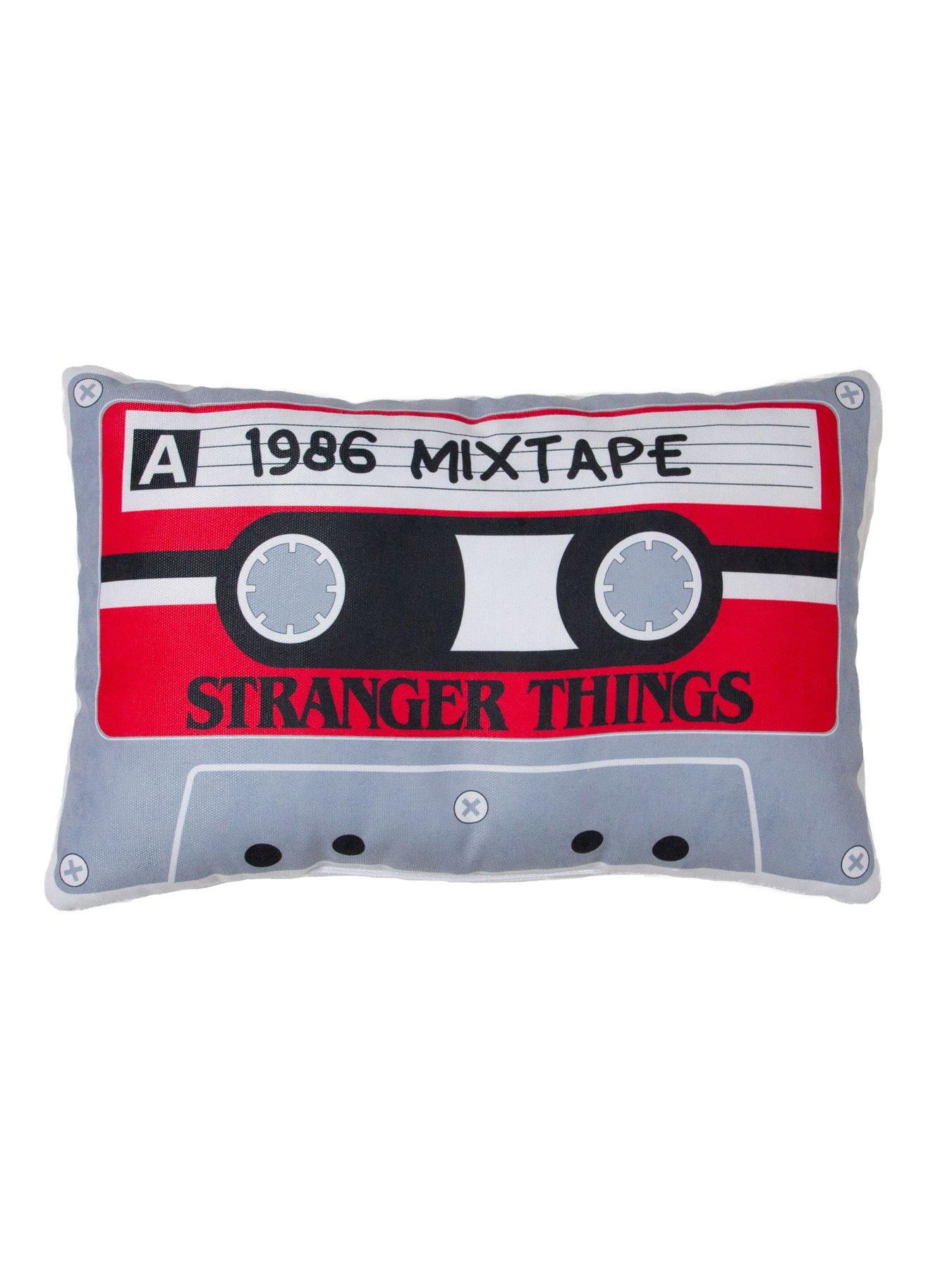 Image 5 of 5 of Stranger Things Stranger Things Flames Mixtape Shaped Cushion