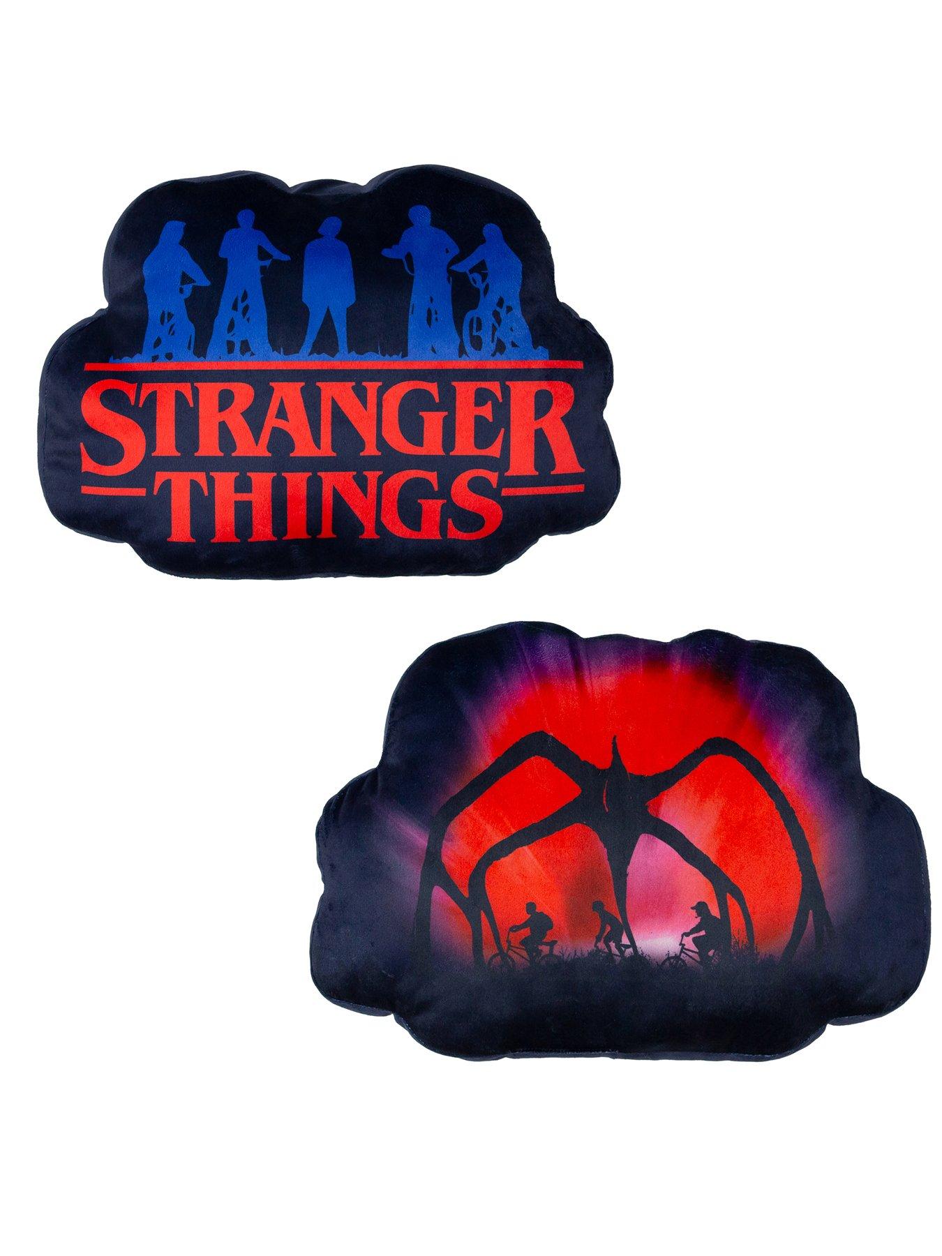 Stranger Things Stranger Things Flames Logo Shaped Cushion