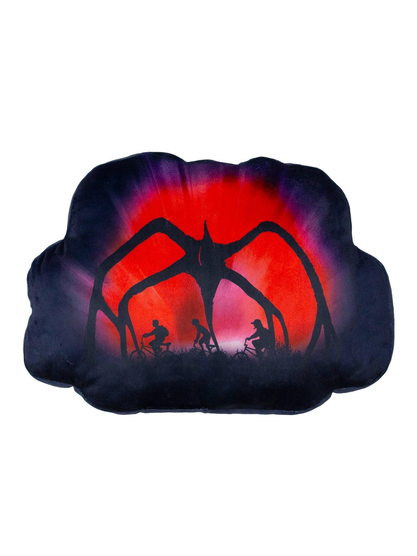 Image 3 of 3 of Stranger Things Stranger Things Flames Logo Shaped Cushion